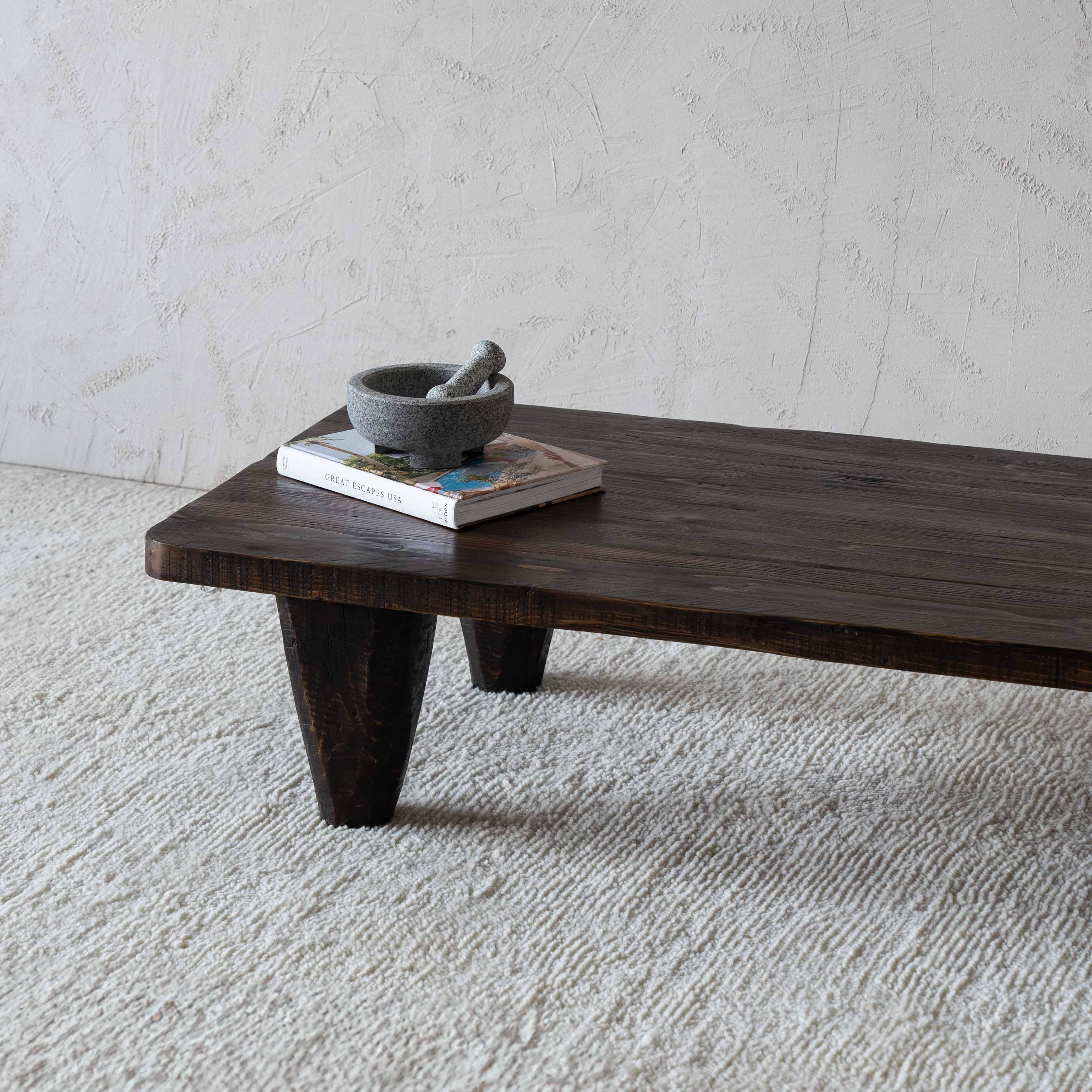 Marmaris Solid Pine Wood Coffee Table - Coffee Table - WS Living - UAE Wood and steel Furnitures in Dubai