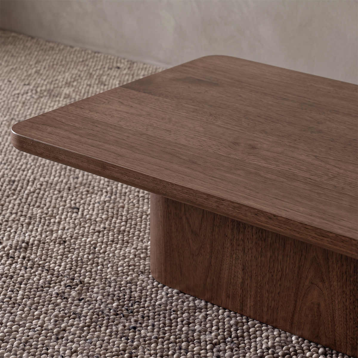 Marmaris Oak Wood Big Rectangle Coffee Table