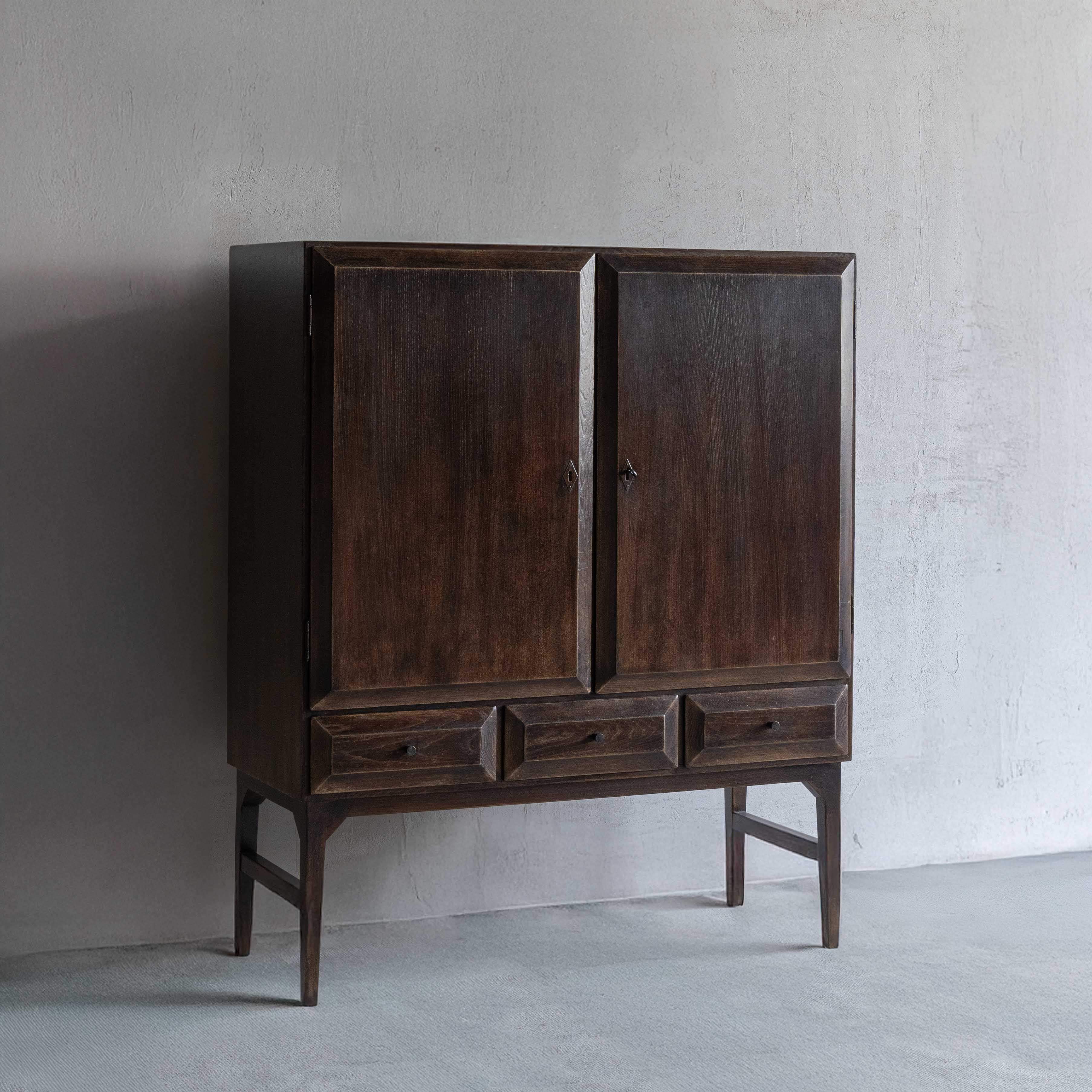 Mila Vintage Style Artisan Storage Cabinet