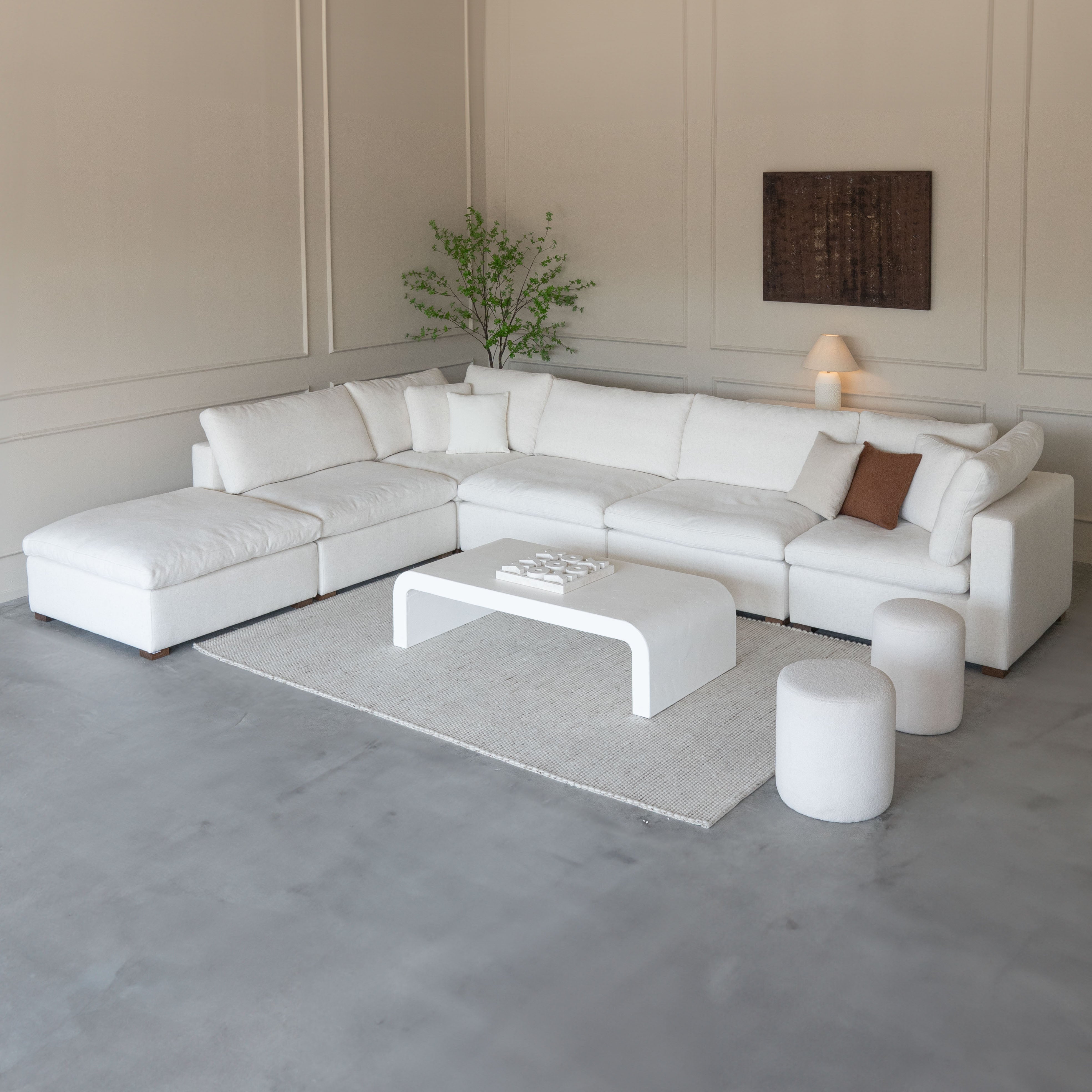 Cloud Sofa-Modular  - WS Living - UAE - Sofa Wood and steel Furnitures - Dubai