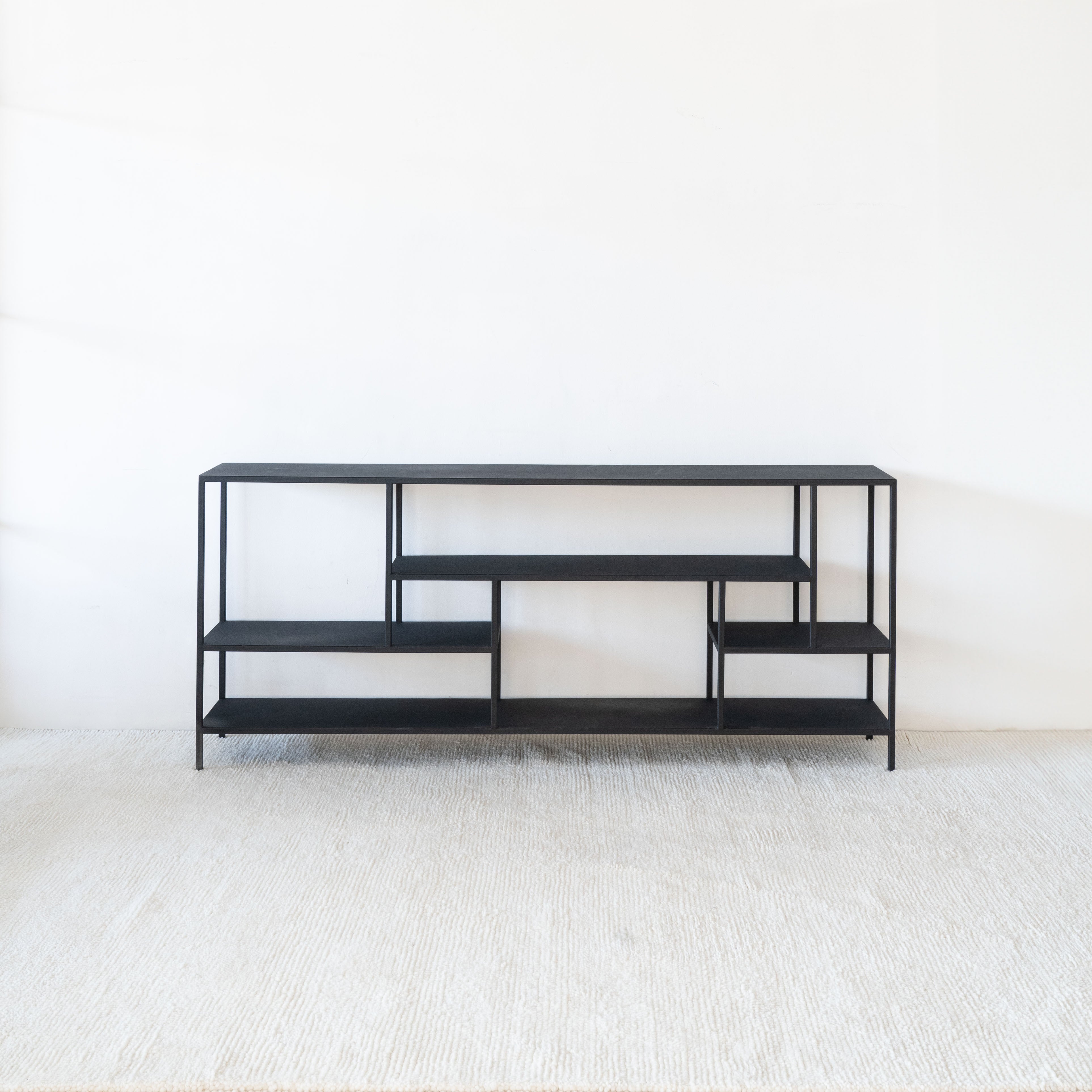 Monochrome Console Large  - WS Living - UAE - Consoles Wood and steel Furnitures - Dubai