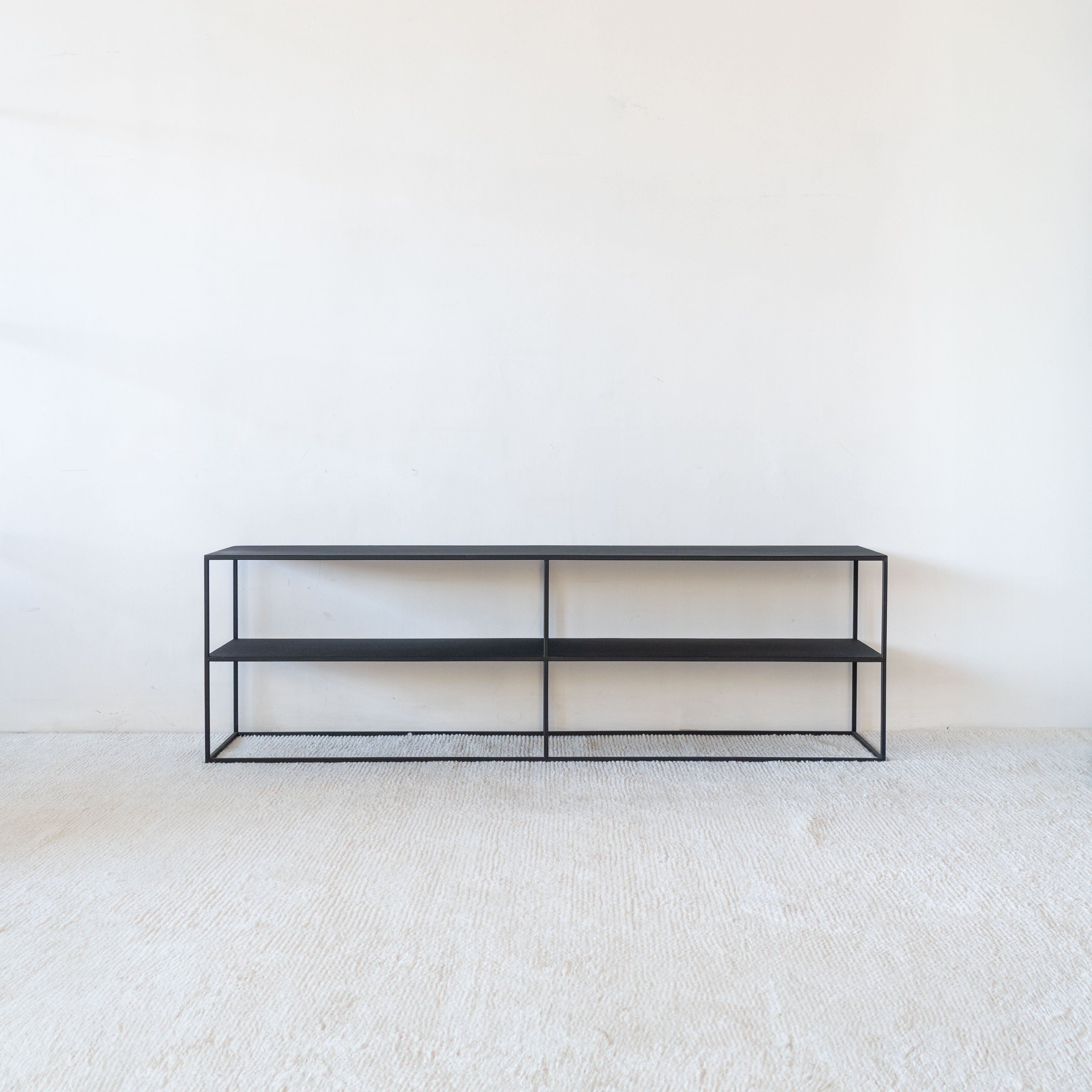 Monochrome TV Unit  - WS Living - UAE -  Wood and steel Furnitures - Dubai