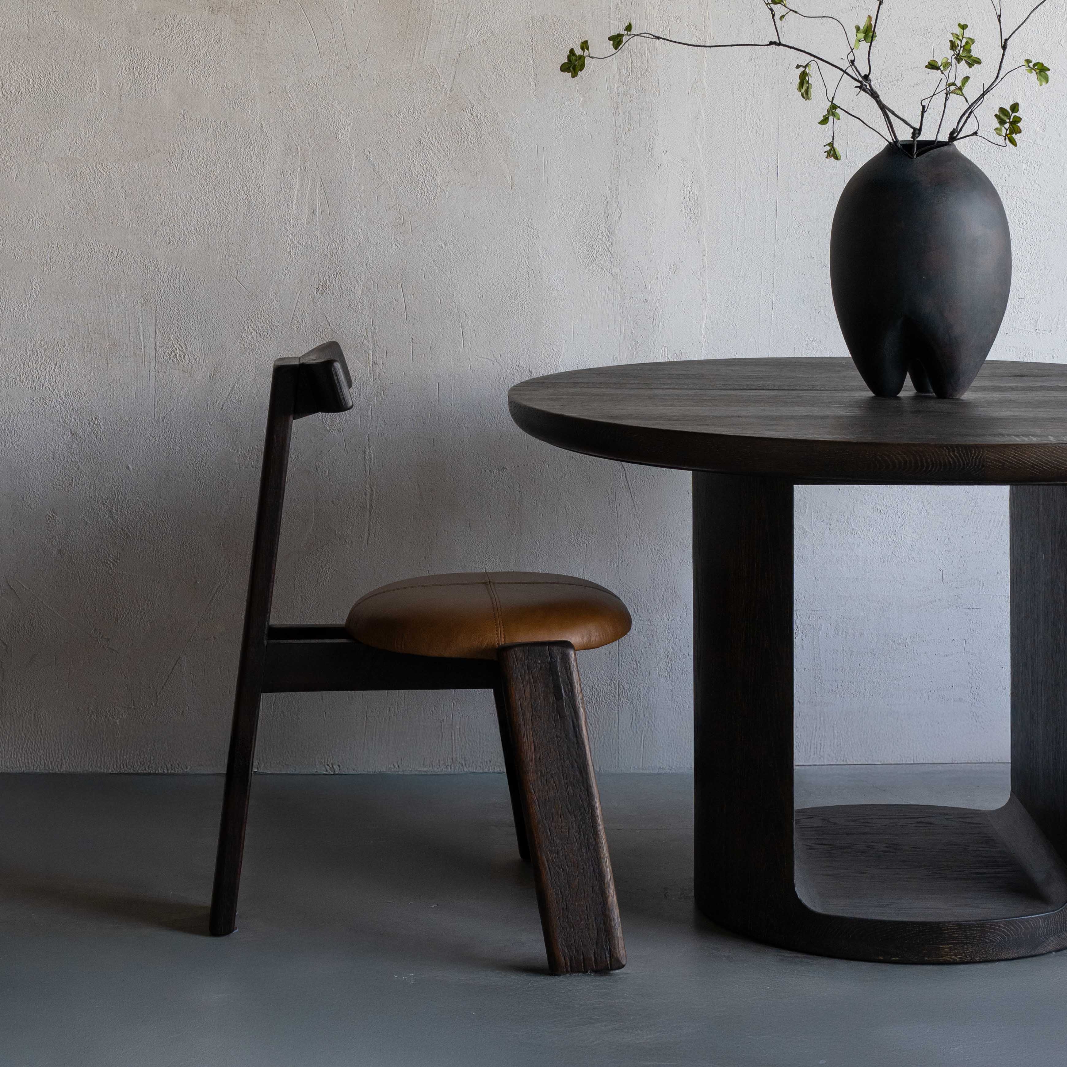 Monroe French Style Modern Leather Dining Chair