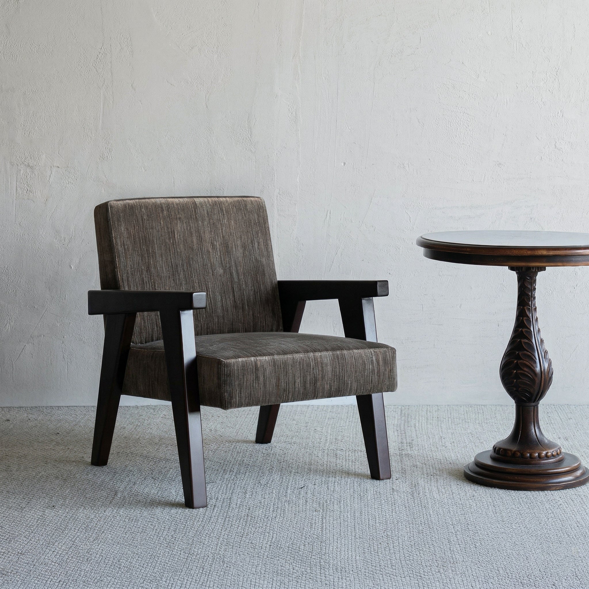 Mosswood Modern Mid Century Lounge Chair - Brown