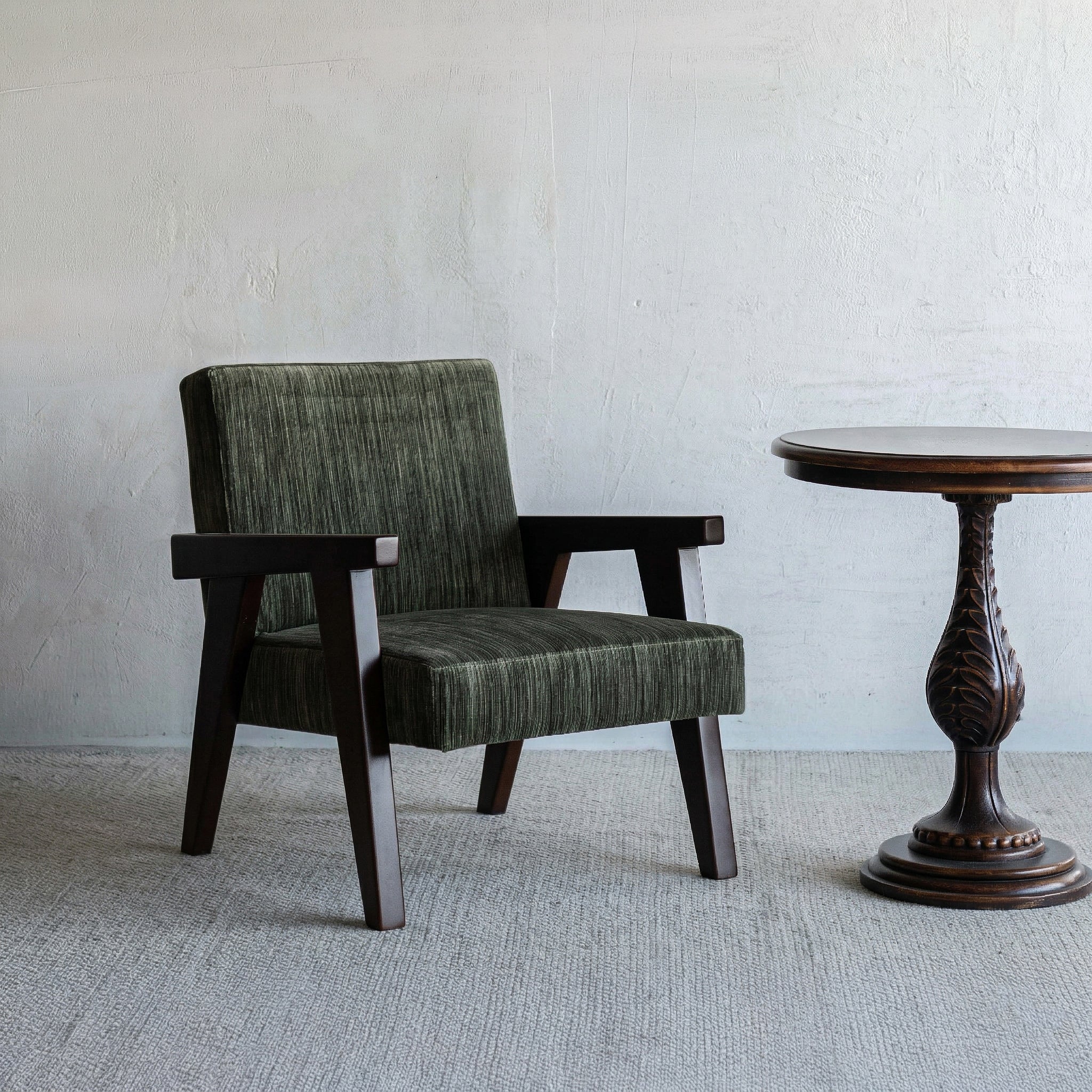 Mosswood Modern Mid Century Lounge Chair - Green