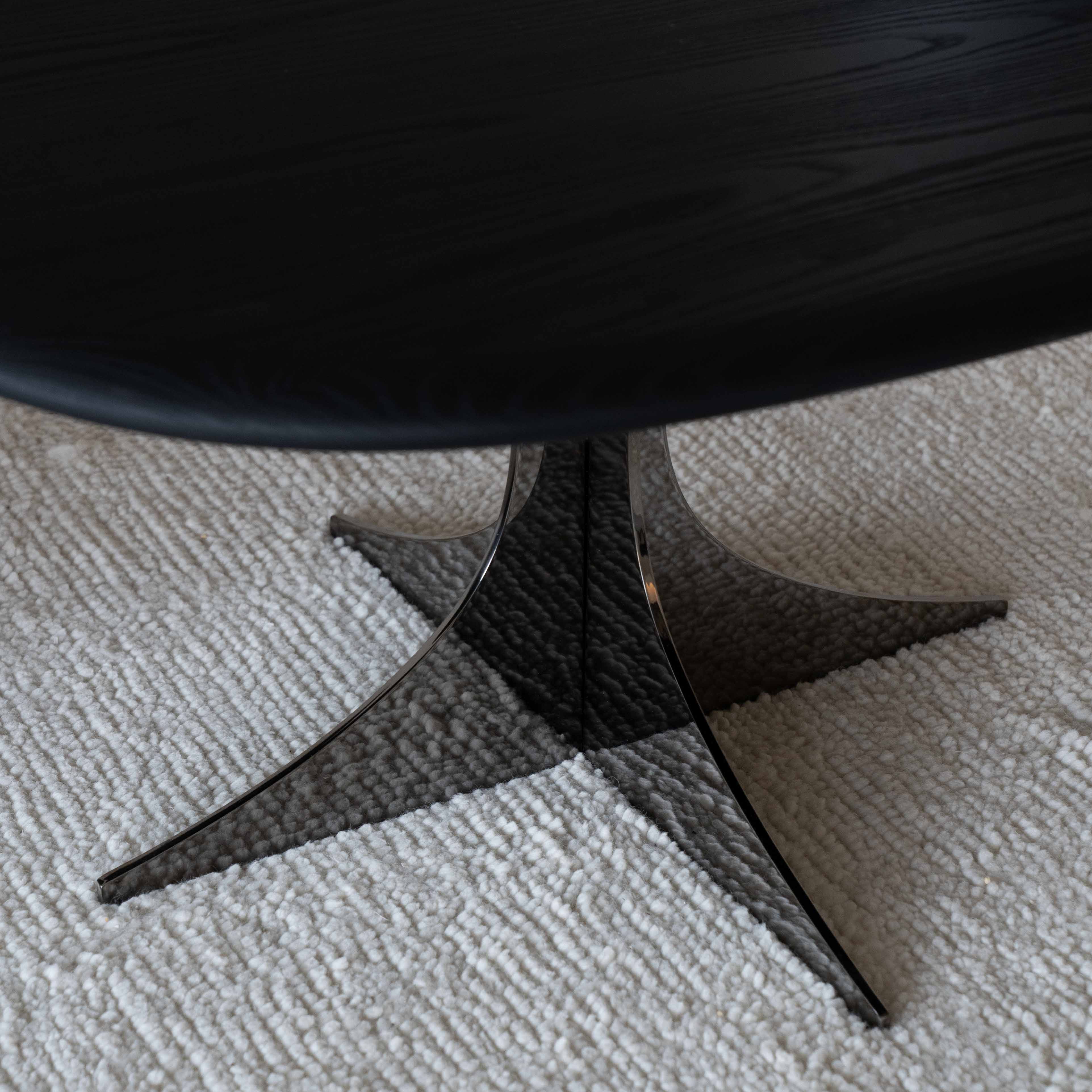 Mulan Black Wood Coffee Table  - WS Living - UAE - Coffee Table Wood and steel Furnitures - Dubai
