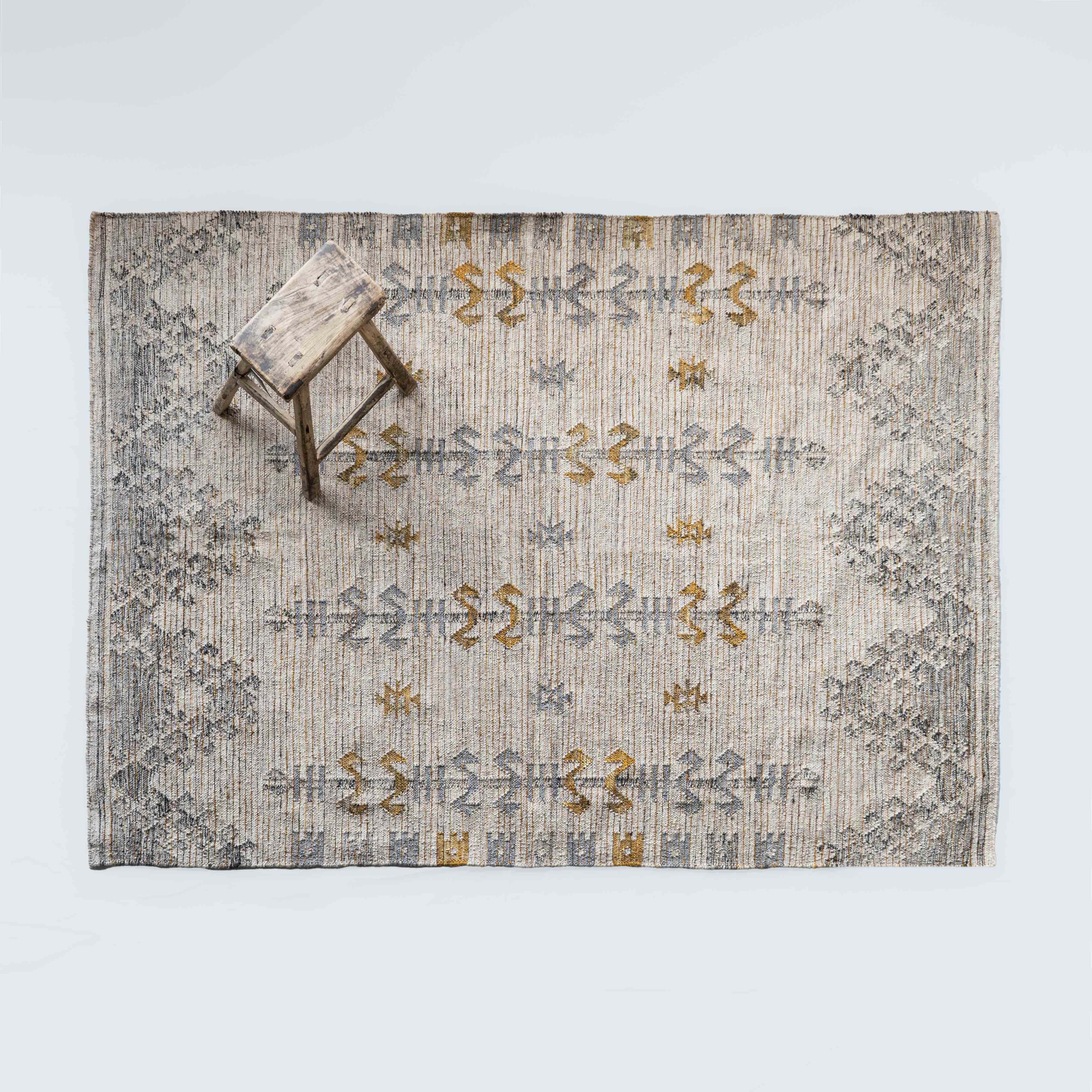 Luncrest Handcrafted Wool Rug - NFEWSL-R15 , R16