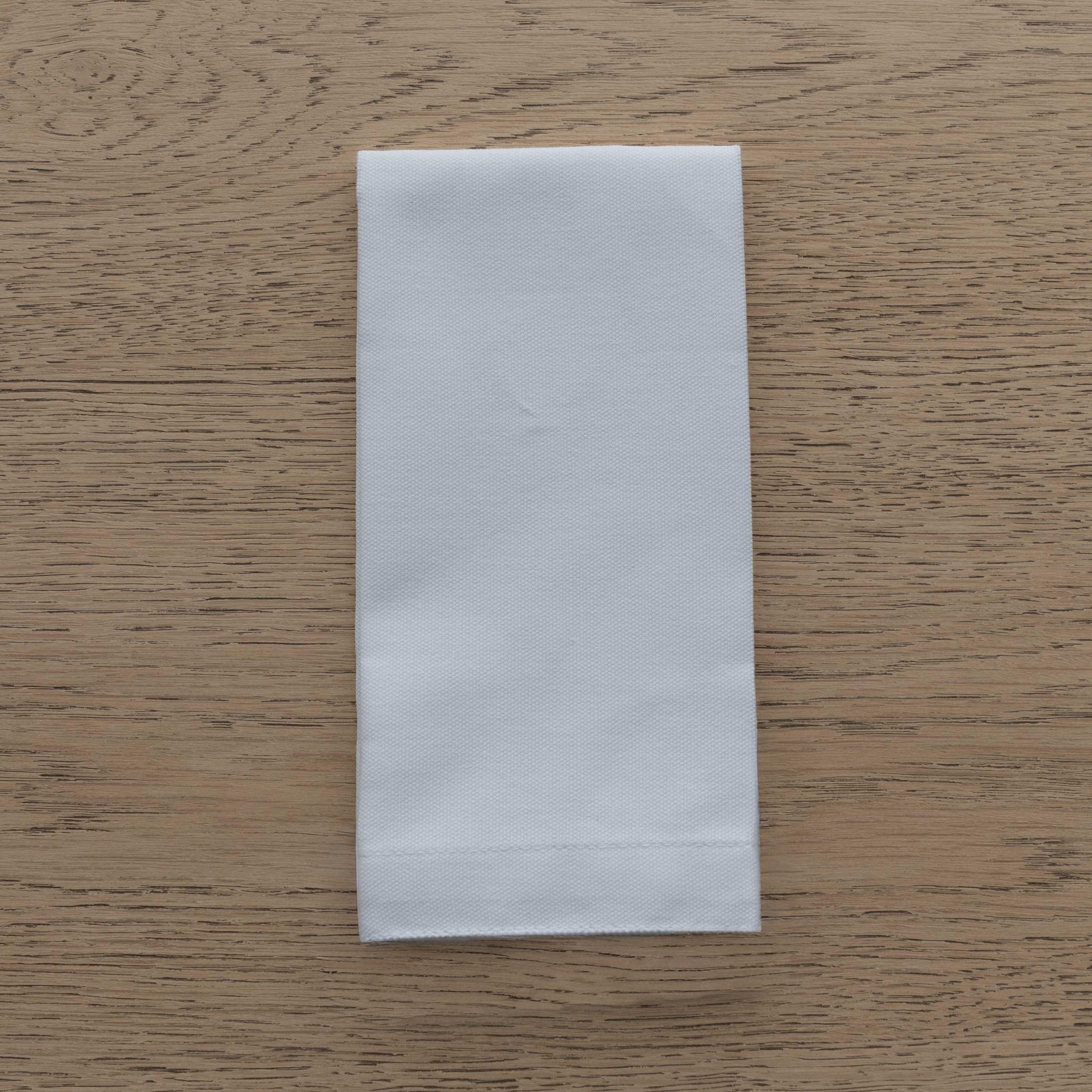 WS - White Linen Set Of 2 Table Napkin