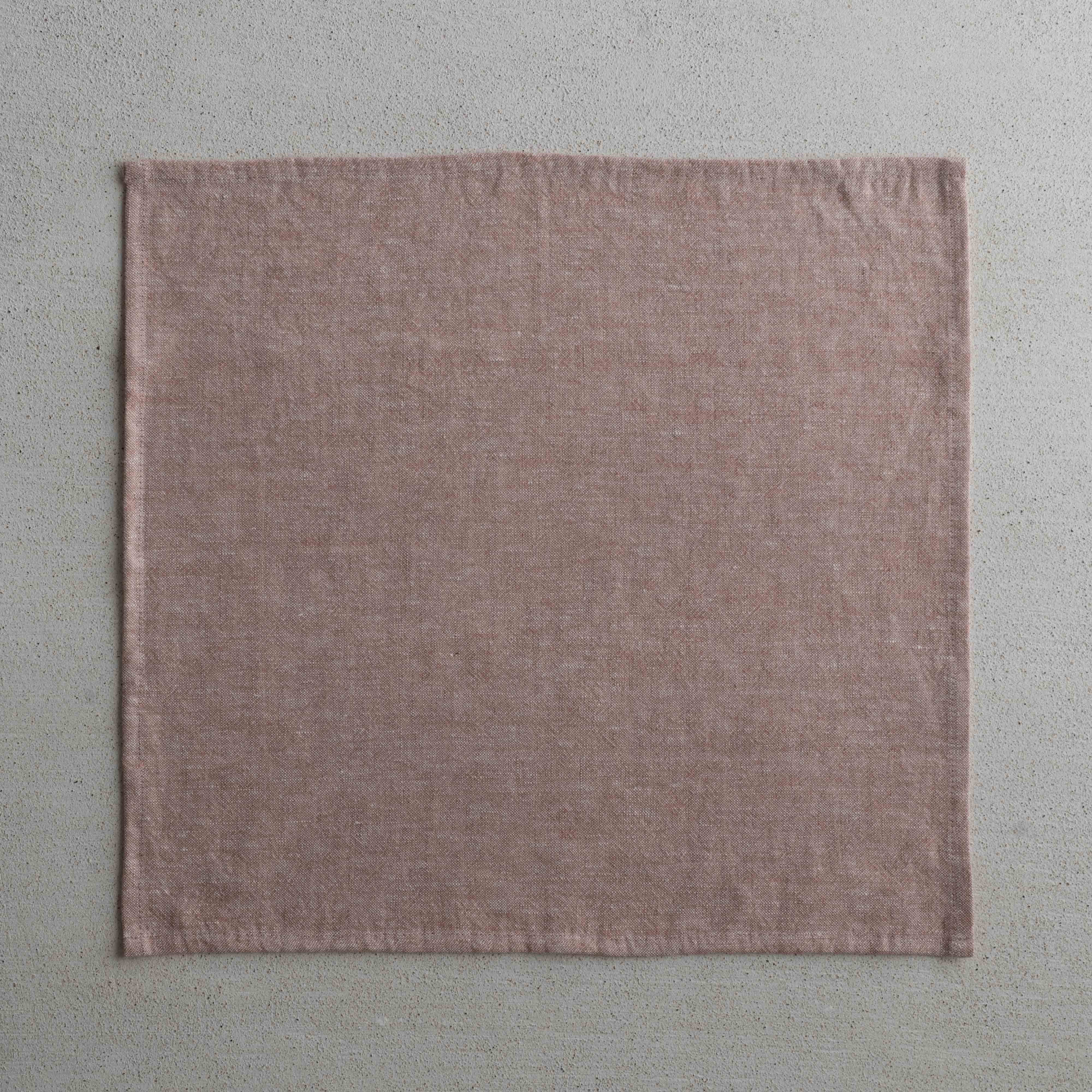 مجموعة مناديل طاولة منقوشة مكونة من قطعتين - رمادي