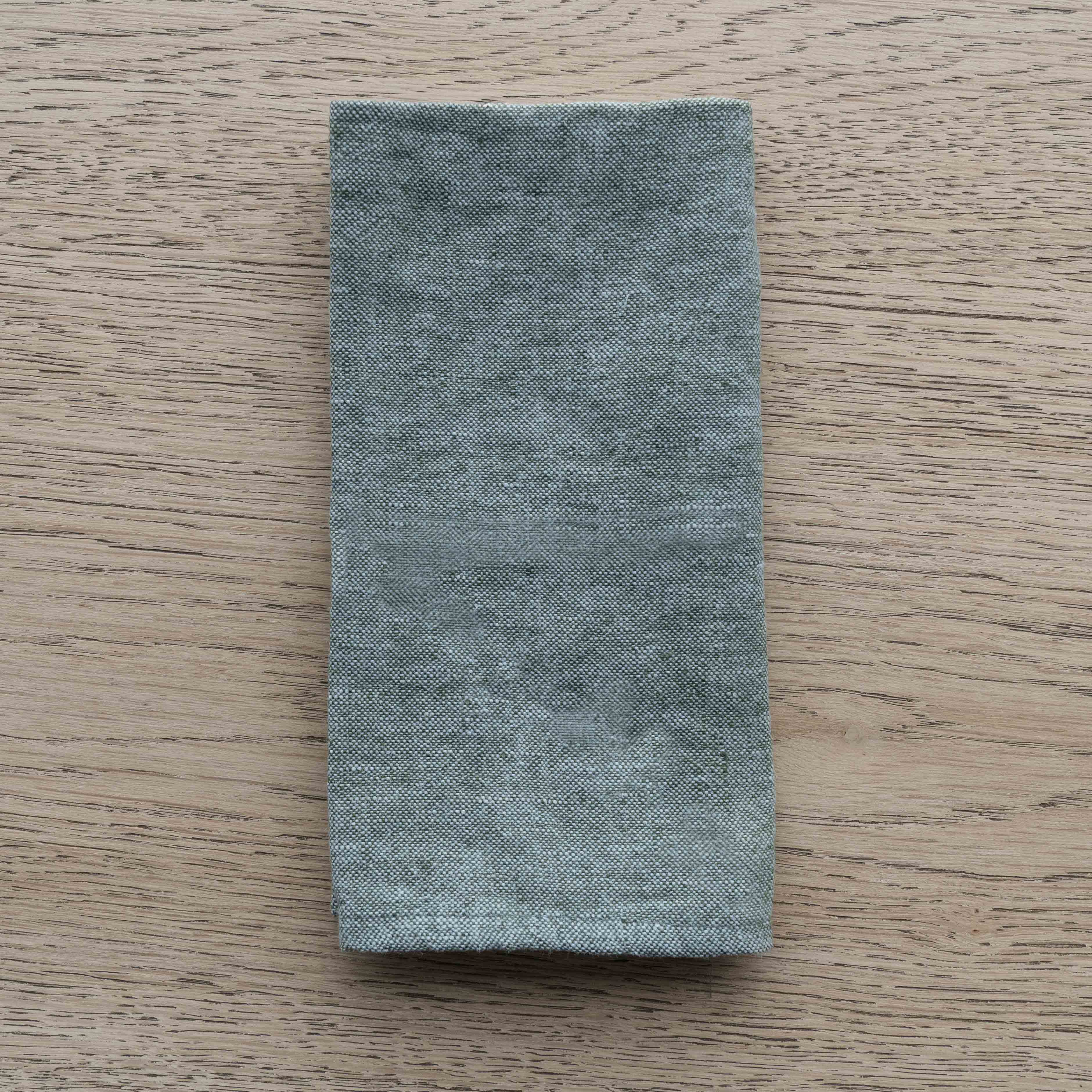 WS - Textured Set Of 2 Table Napkin - GREEN