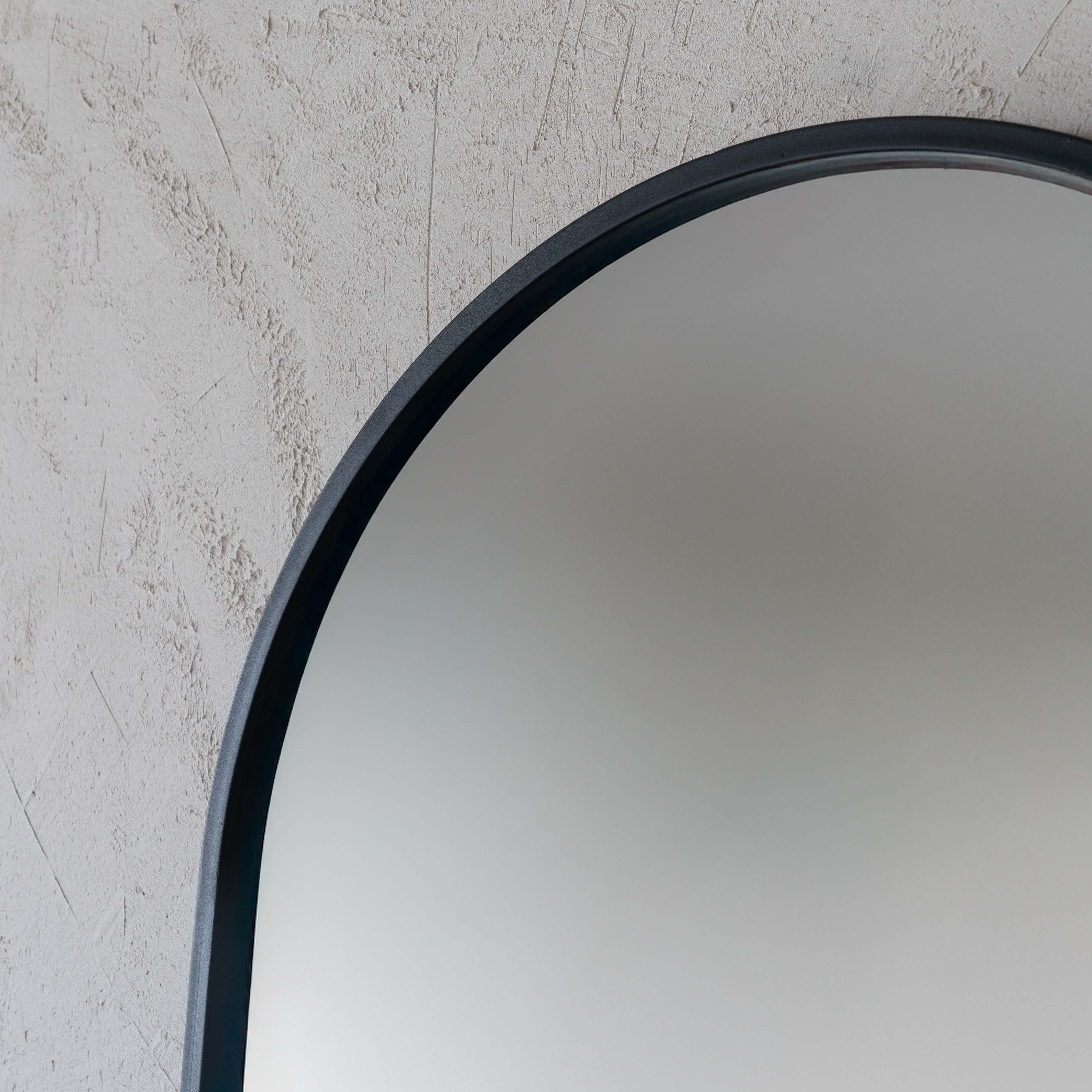 Nero Arc Full Length Floor Mirror