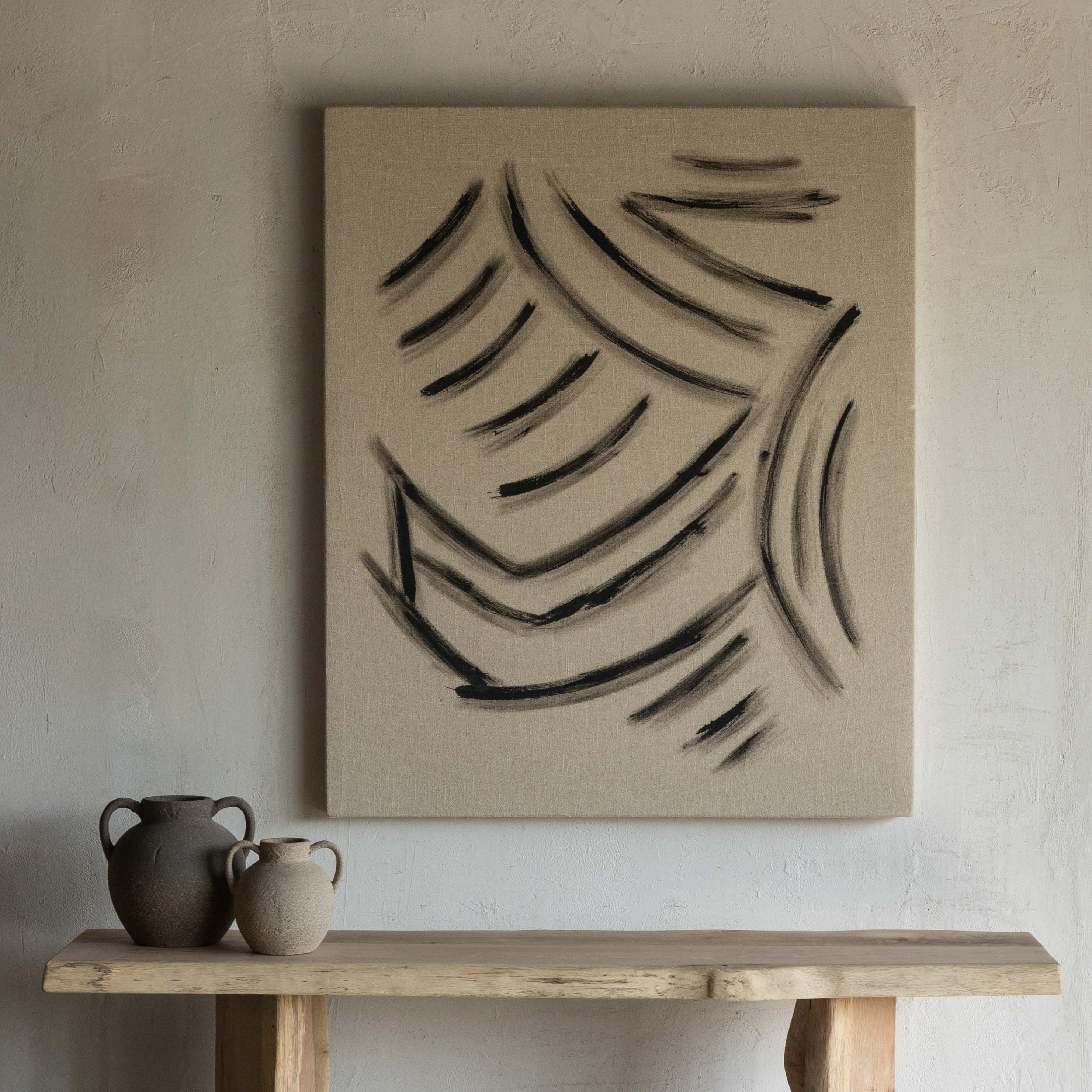 Nomadic Script Wall Art Painting 130x100cm