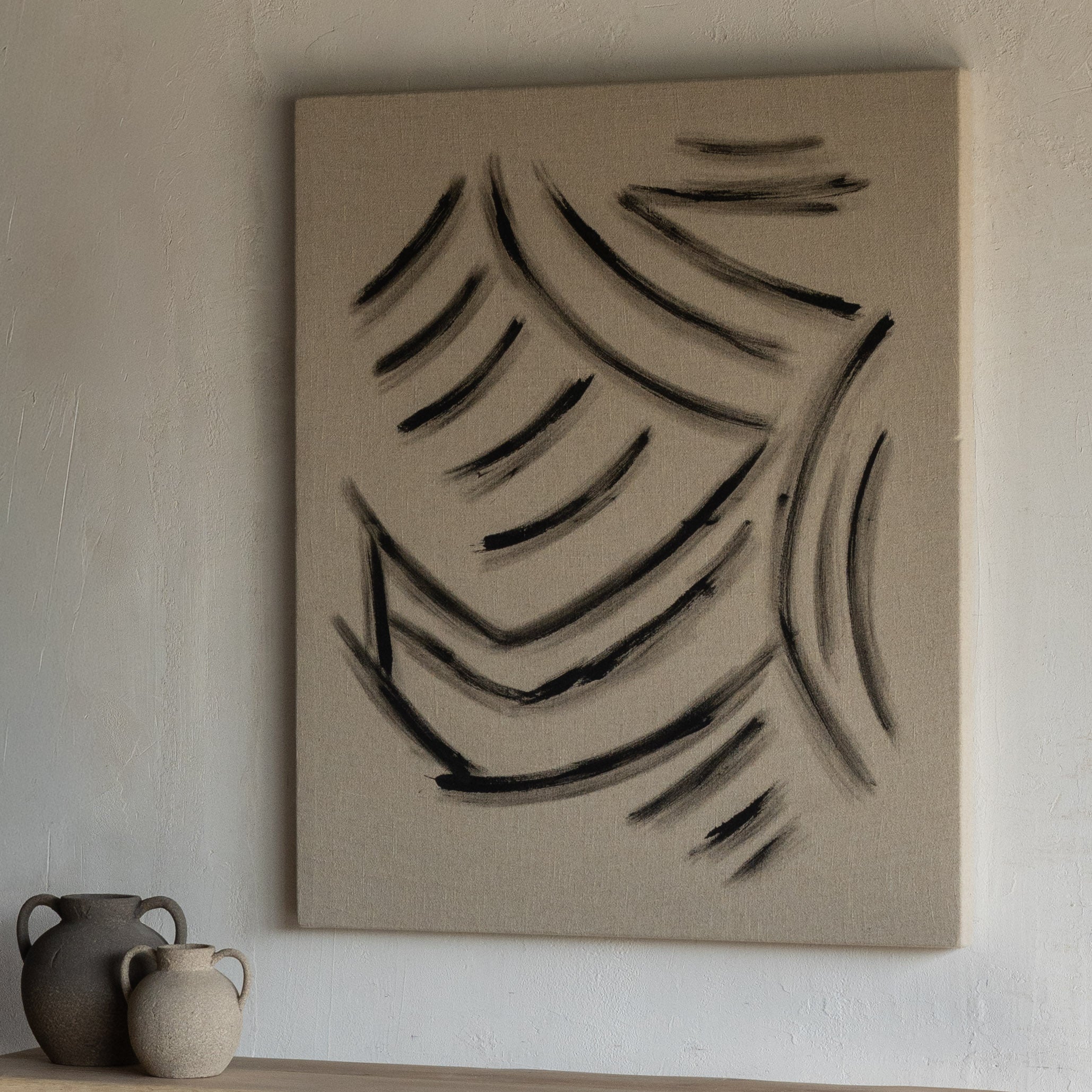 Nomadic Script Wall Art Painting 130x100cm