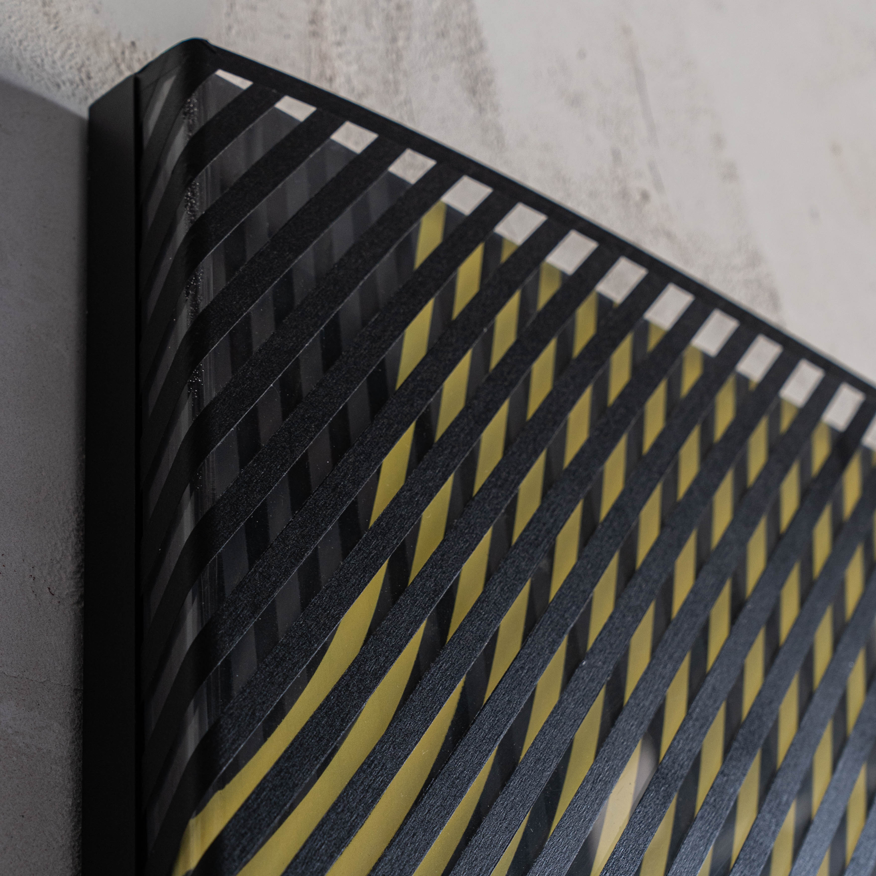 Neon Acrylic Motion Modern Wall Art Painting