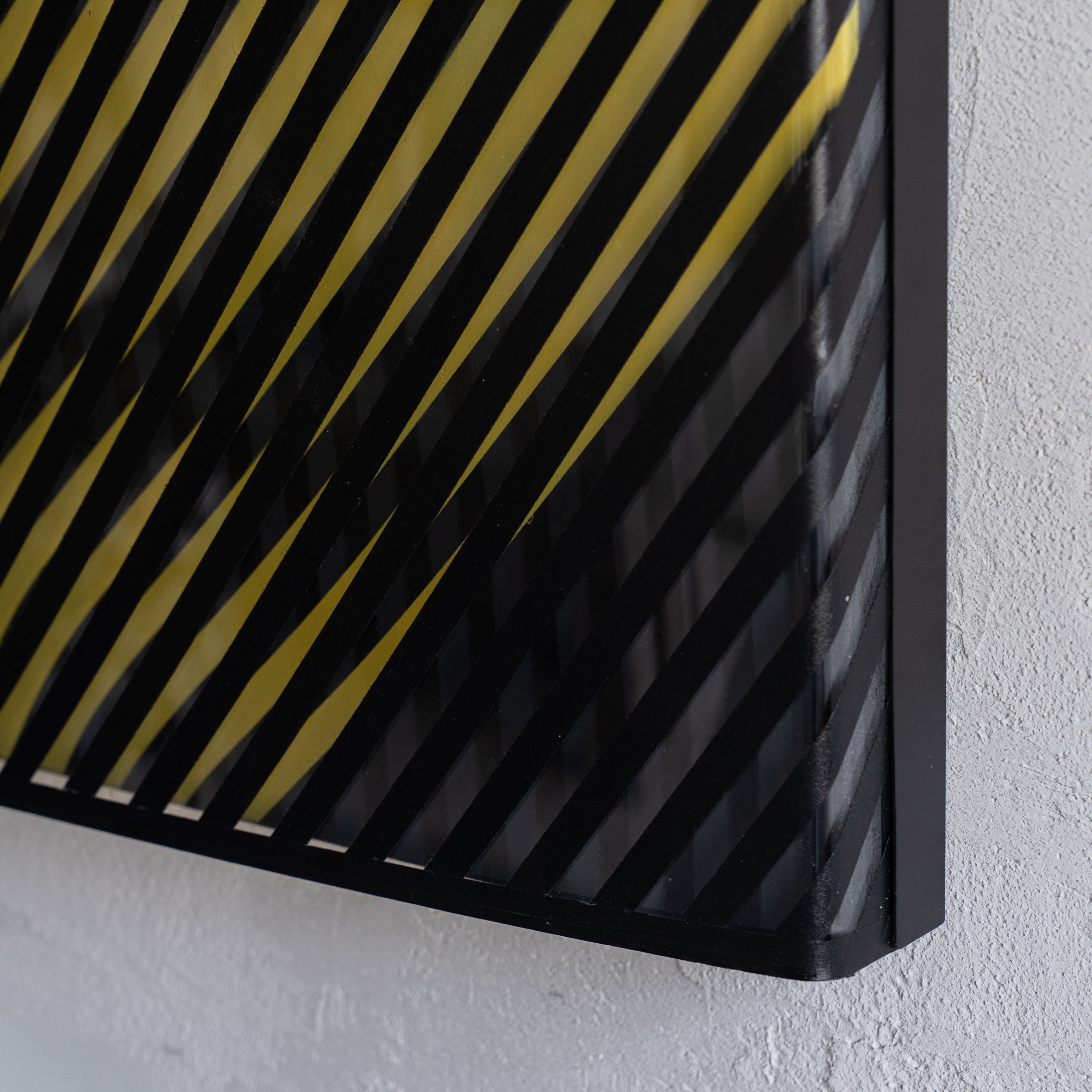 Neon Acrylic Motion Modern Wall Art Painting