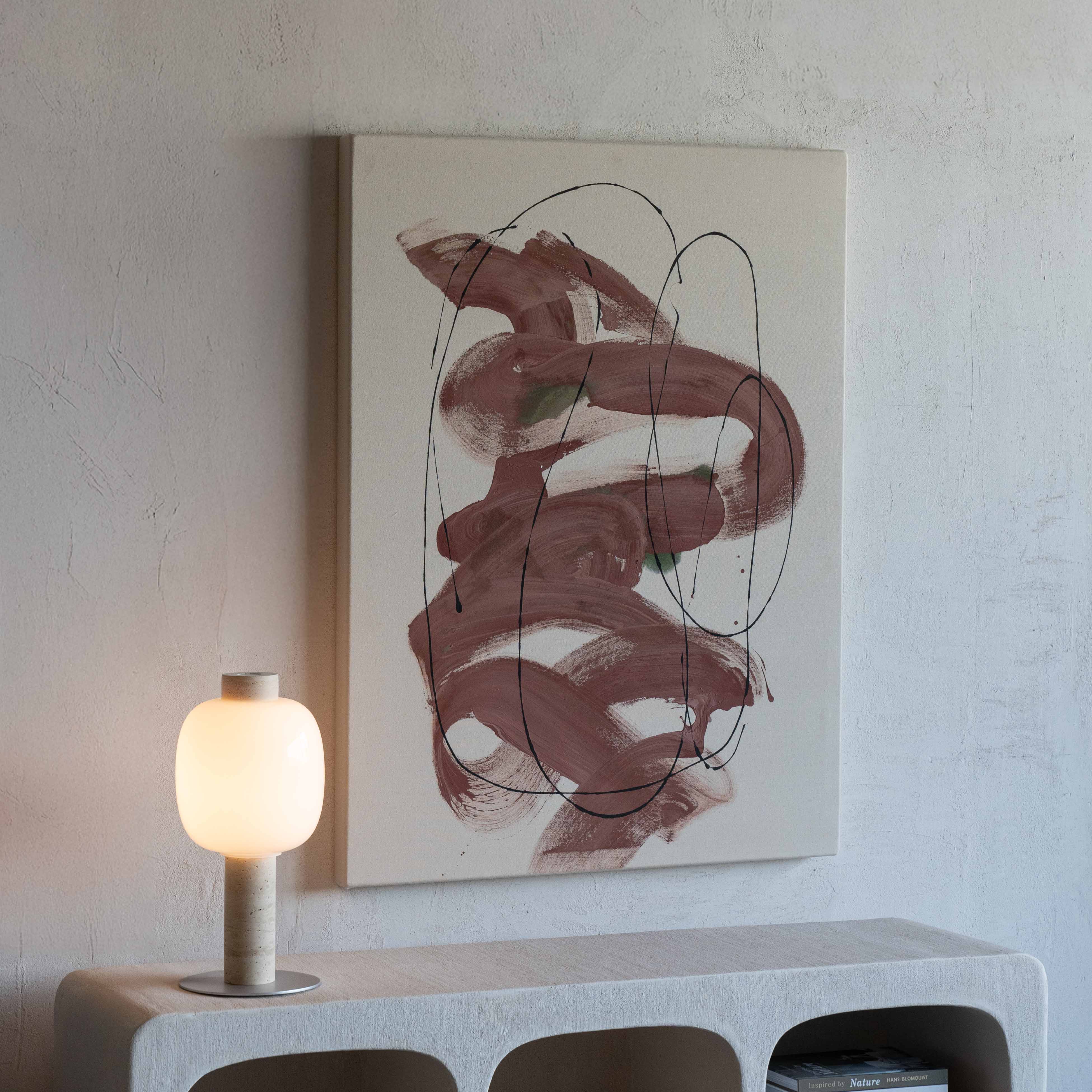 Quillon Hand Painted Abstract Wall Art Painting