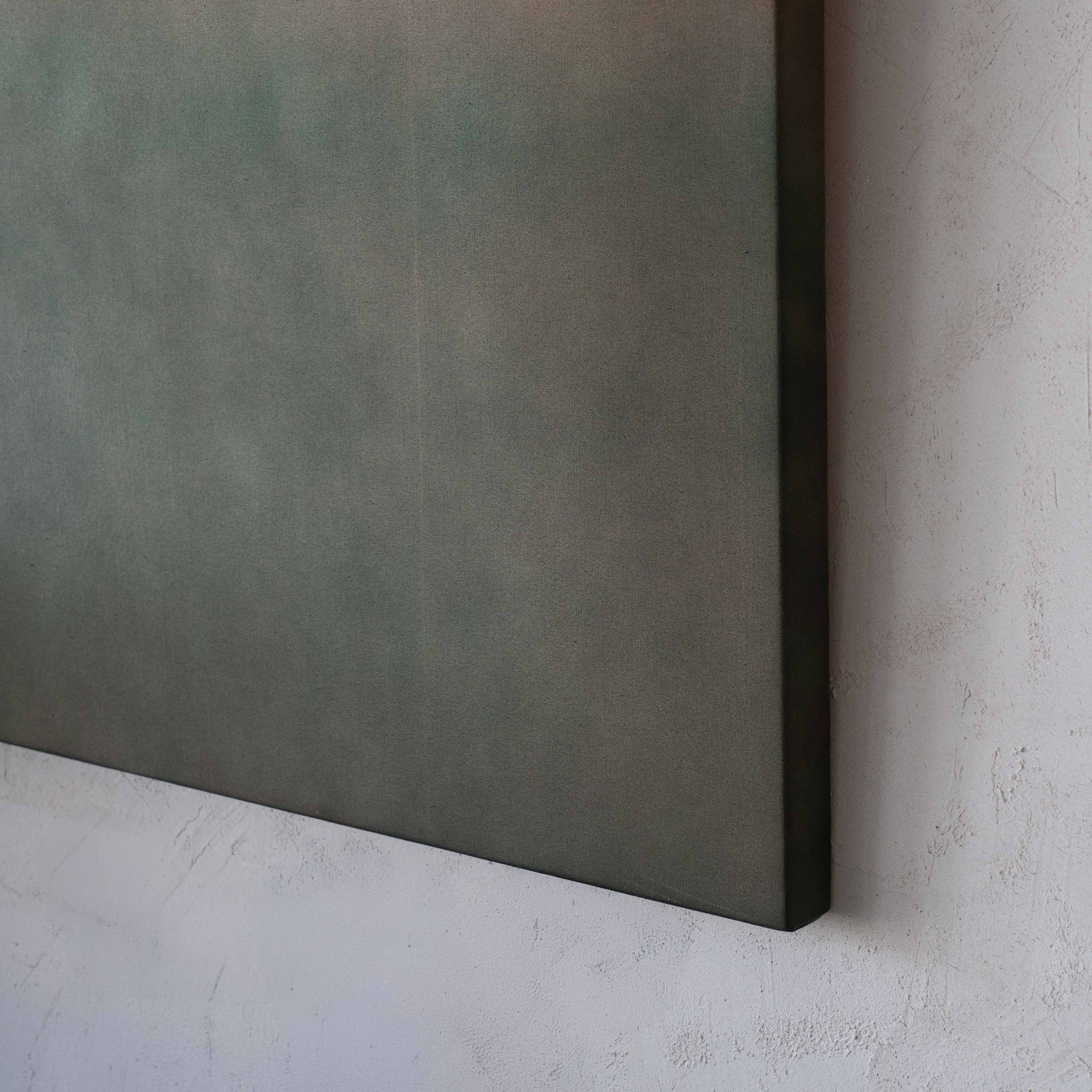 Green Reverie Hand Painted Abstract Wall Art Painting