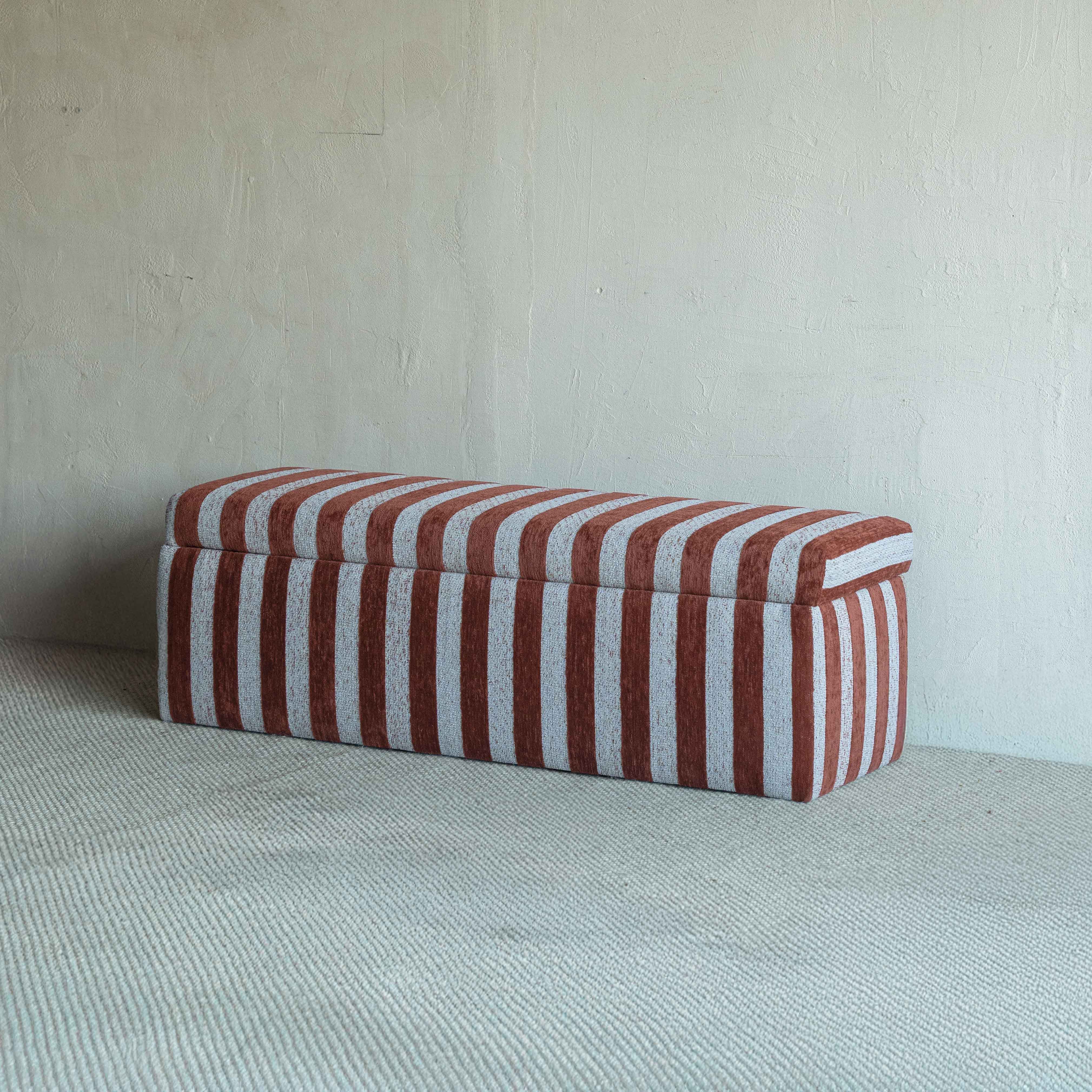 Enso Stripe Bench With Storage - Benches - WS Living Furniture  Furniture Store in Dubai