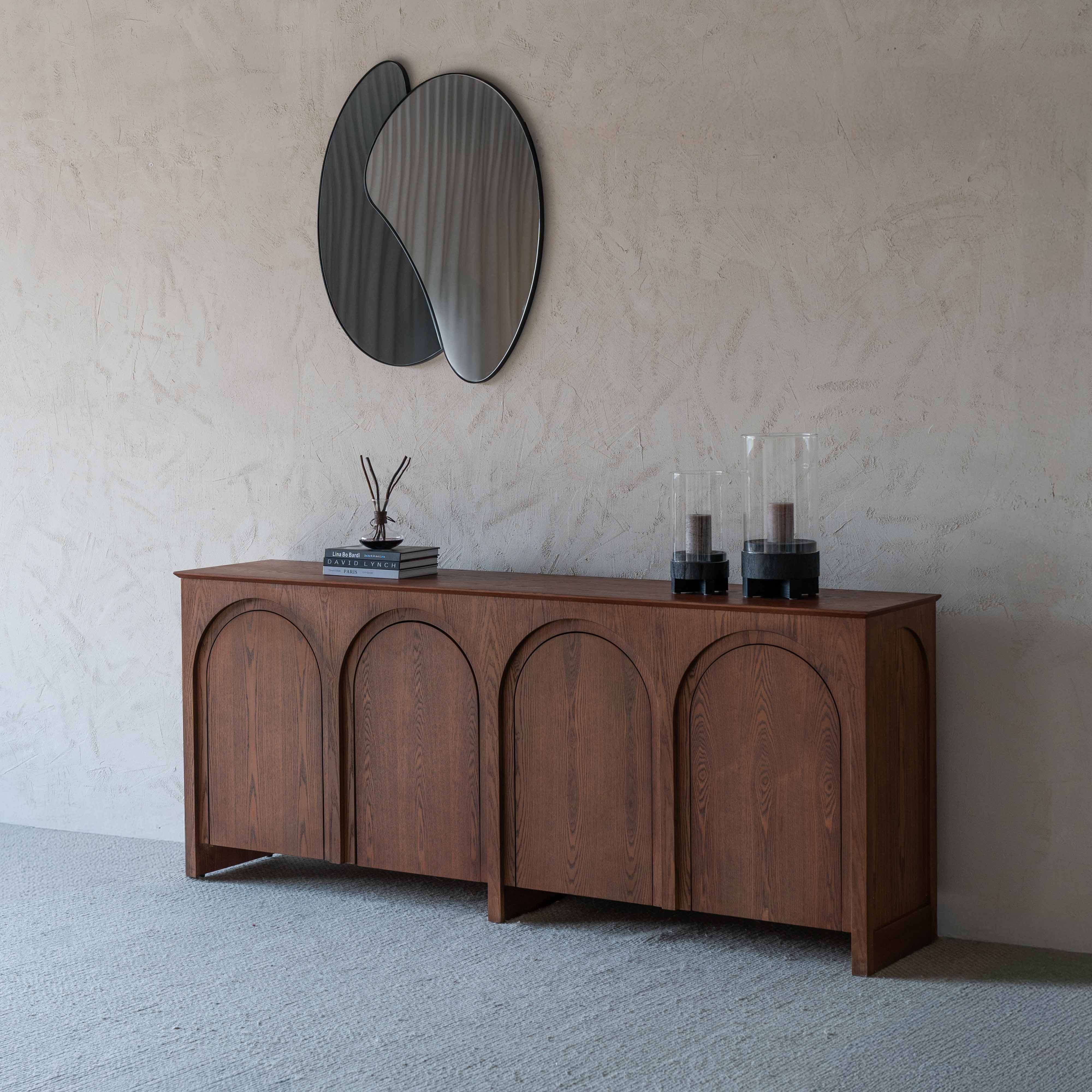 Marcella Solid Wood Arch Sideboard | Buffet Cabinet