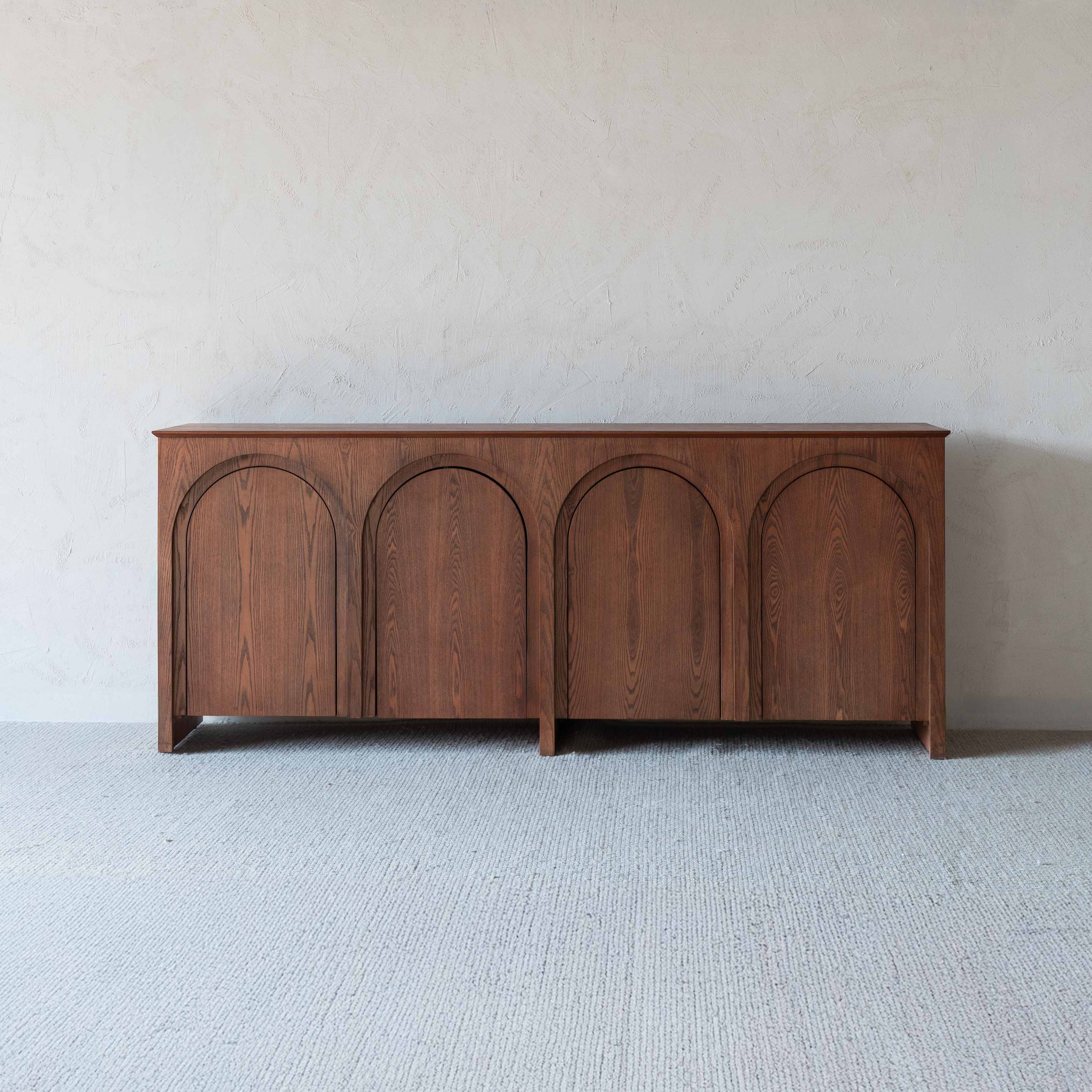 Marcella Solid Wood Arch Sideboard | Buffet Cabinet