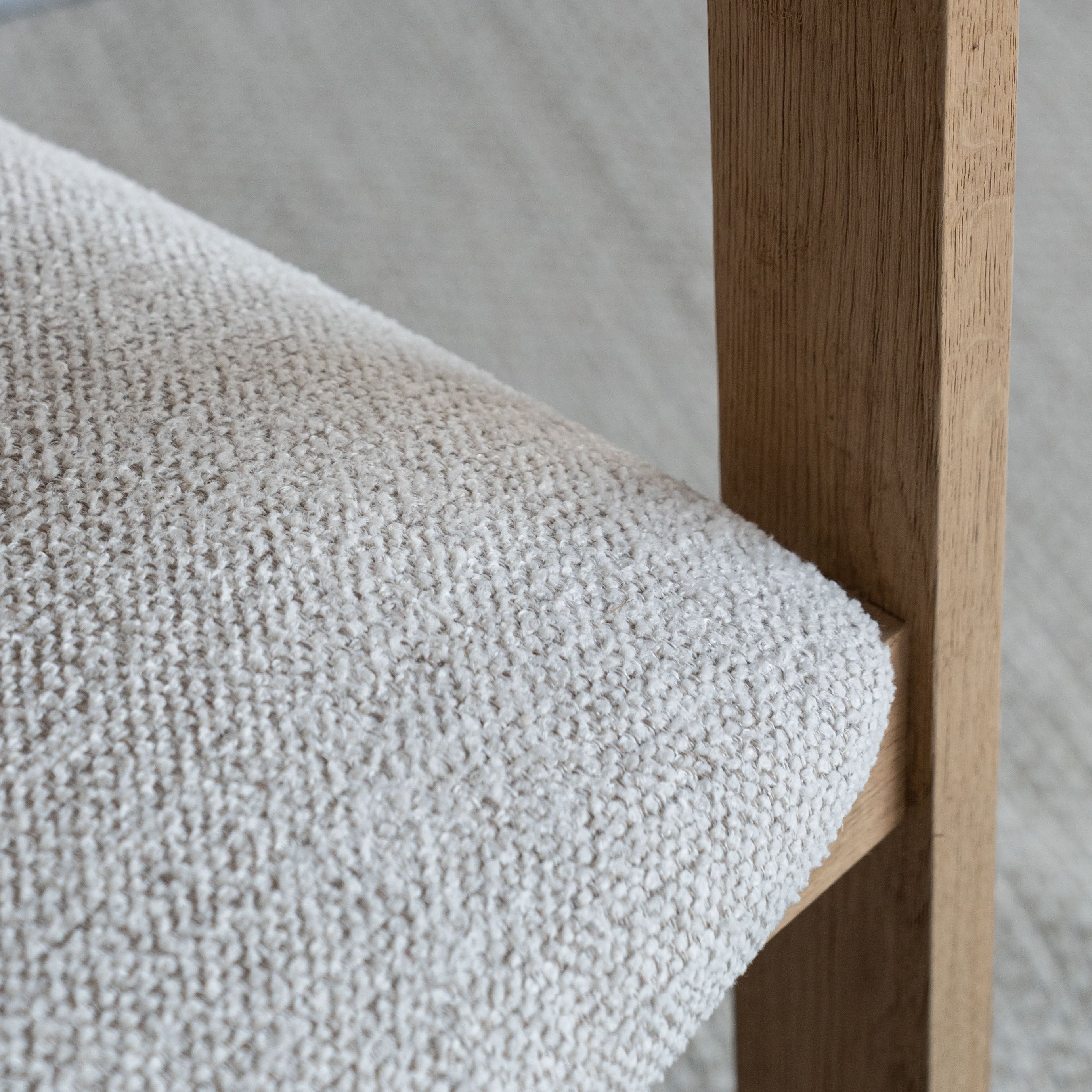 Caden Modern Solid Wood Dining Chair - GREY-WHITE