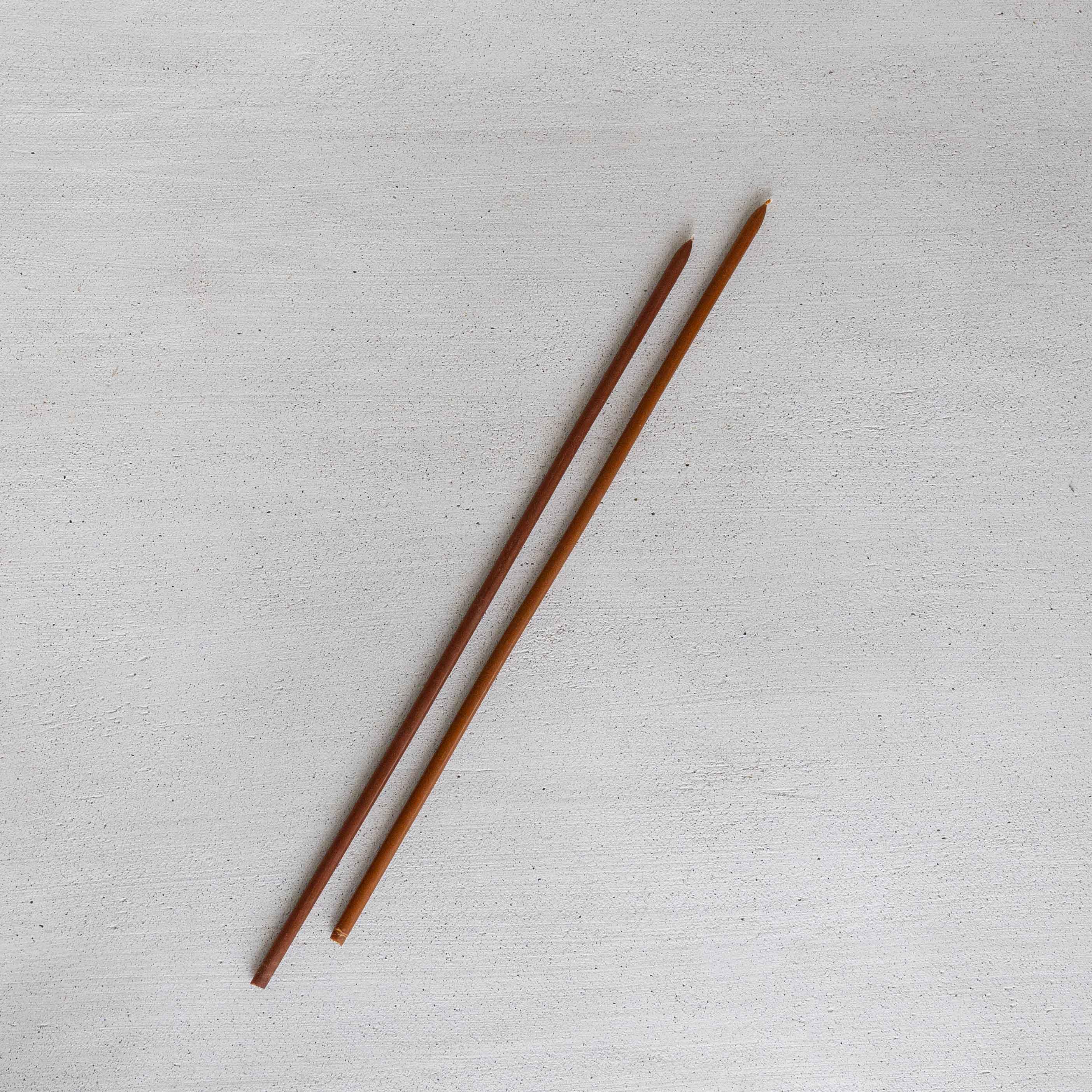 Brown Glow Natural Beeswax - Set of 4 Candle