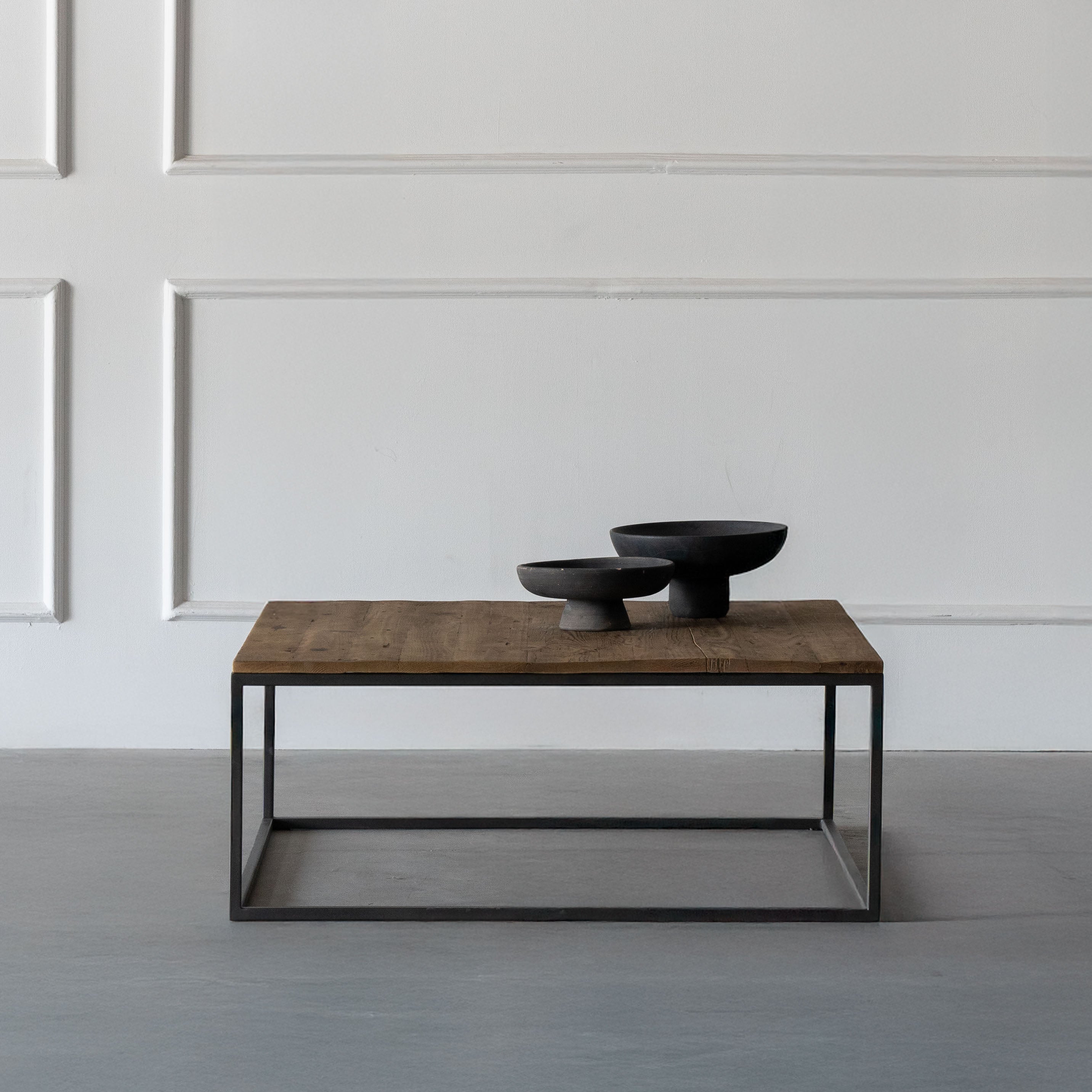 Forge Industrial Wood Square Coffee Table