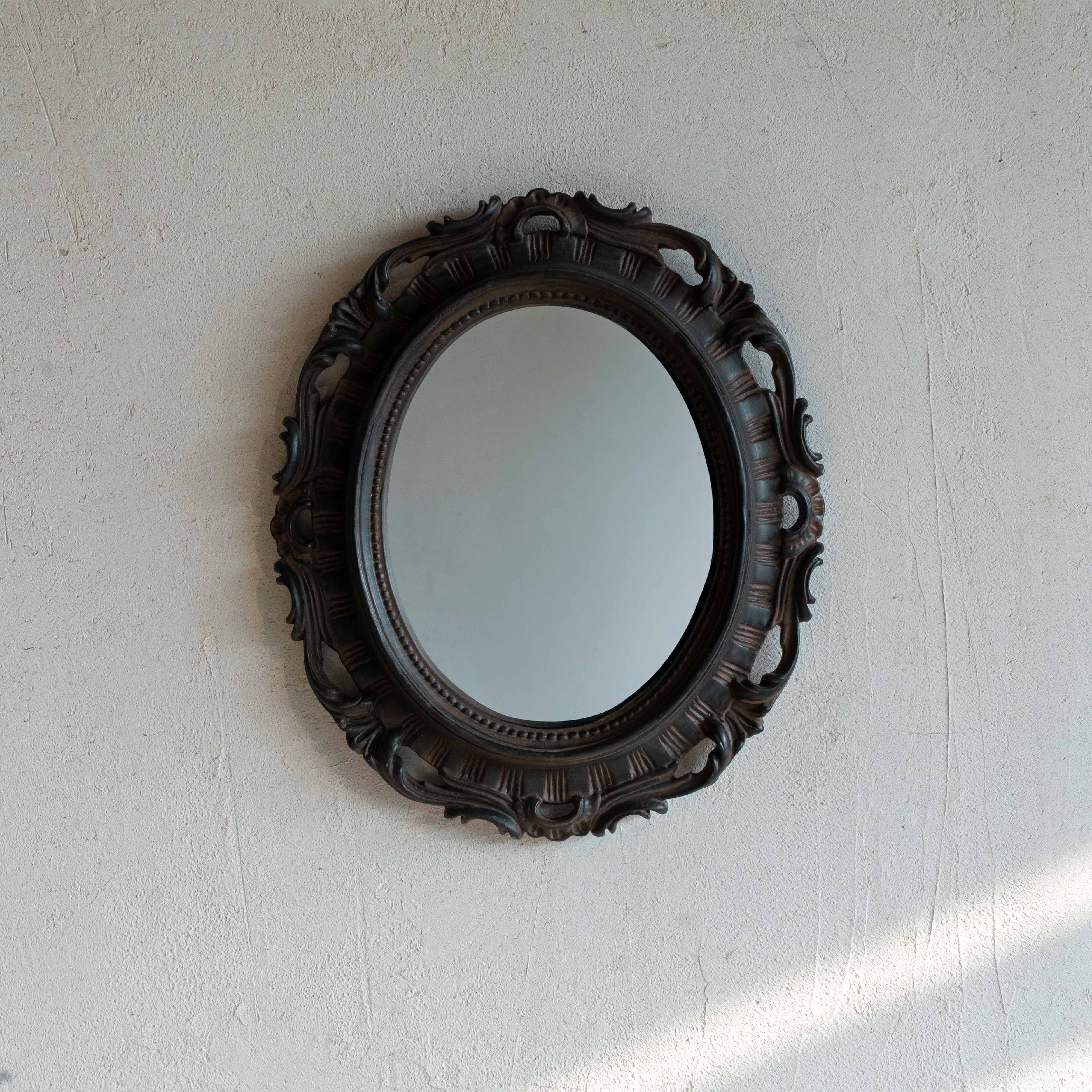 Ethereal Antique Oval Wall Mirror - SMALL