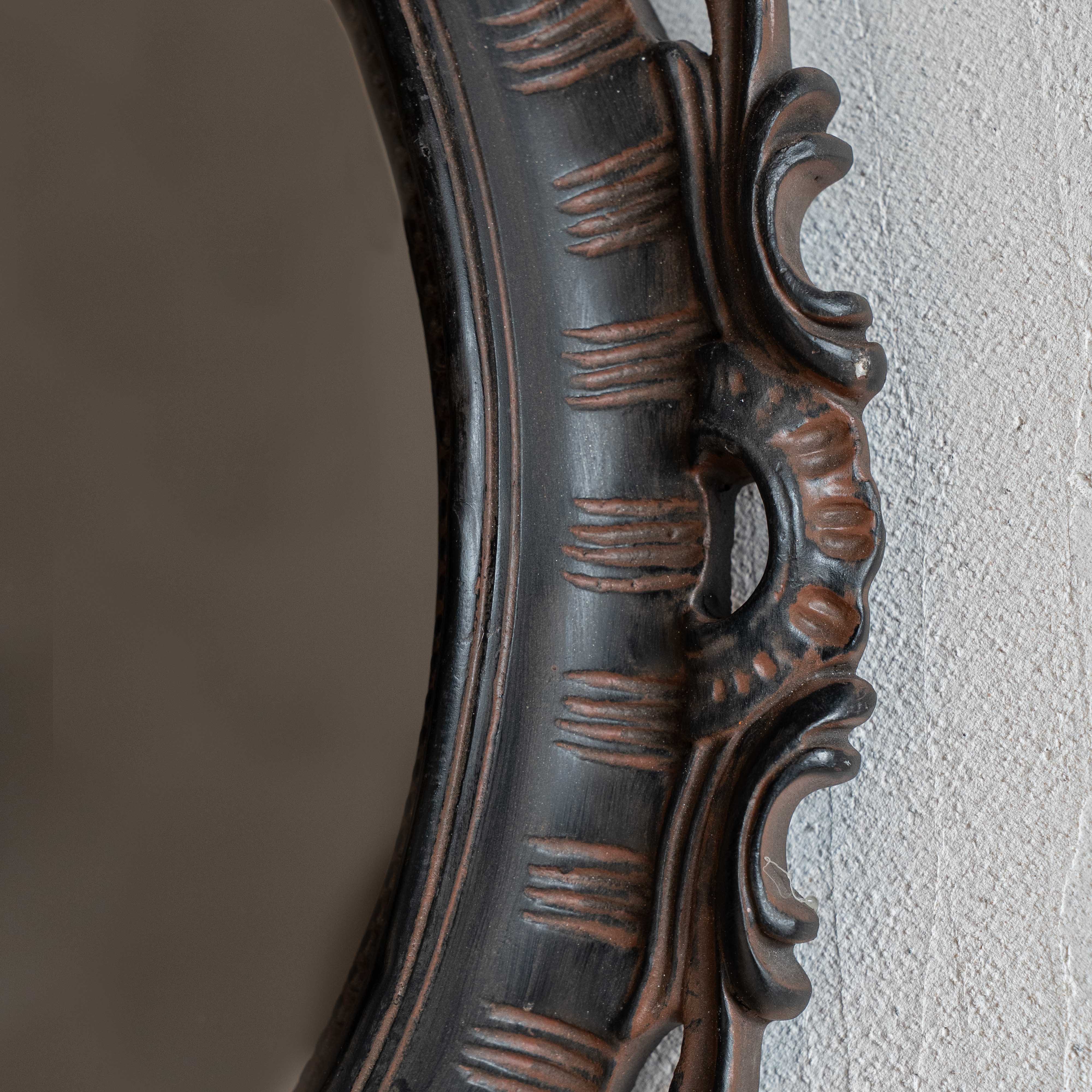 Ethereal Antique Oval Wall Mirror - SMALL