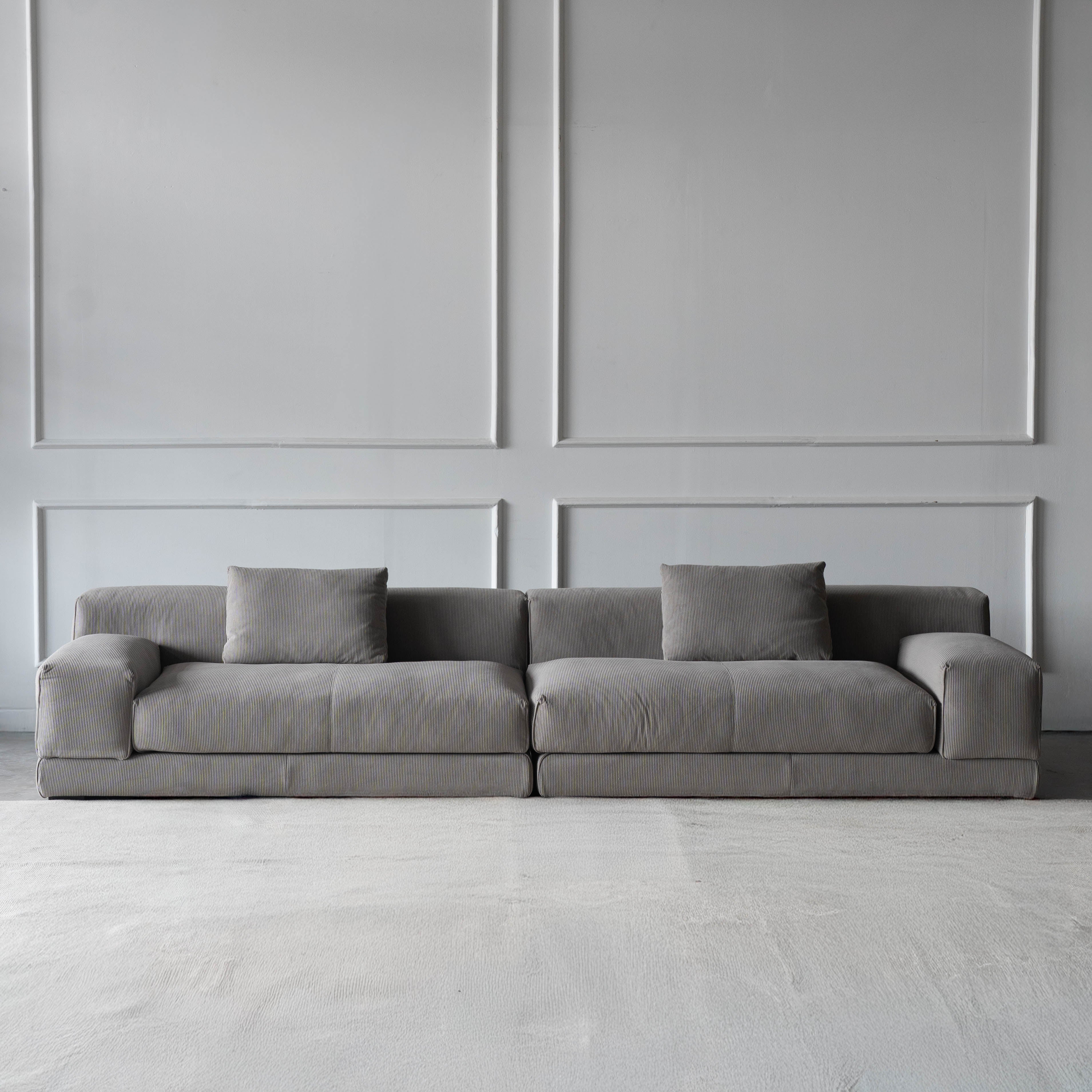 Planeform Modern Low Lounge 3 Seater Sofa