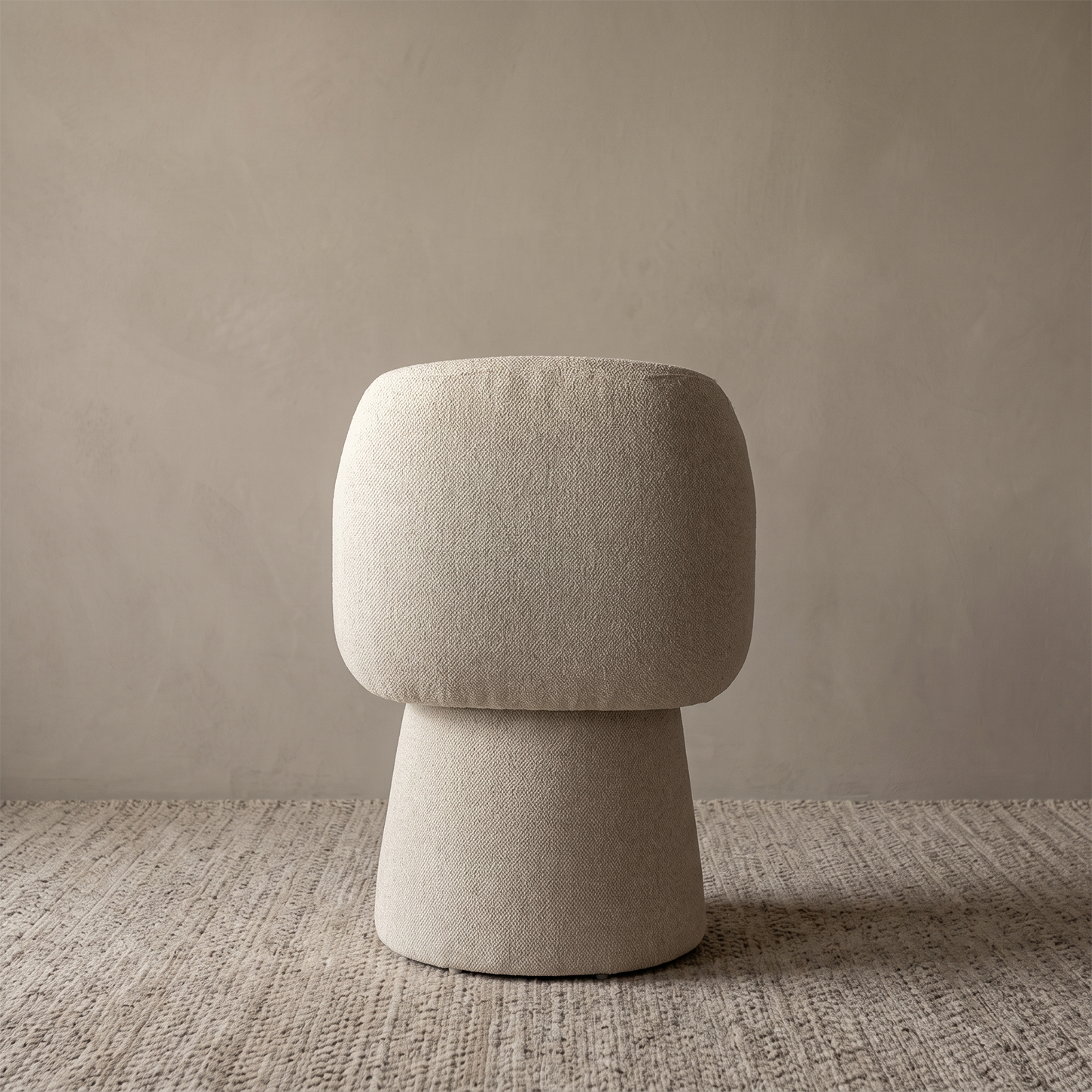 Rivo Modern Swivel Dining Chair - IVORY BEIGE