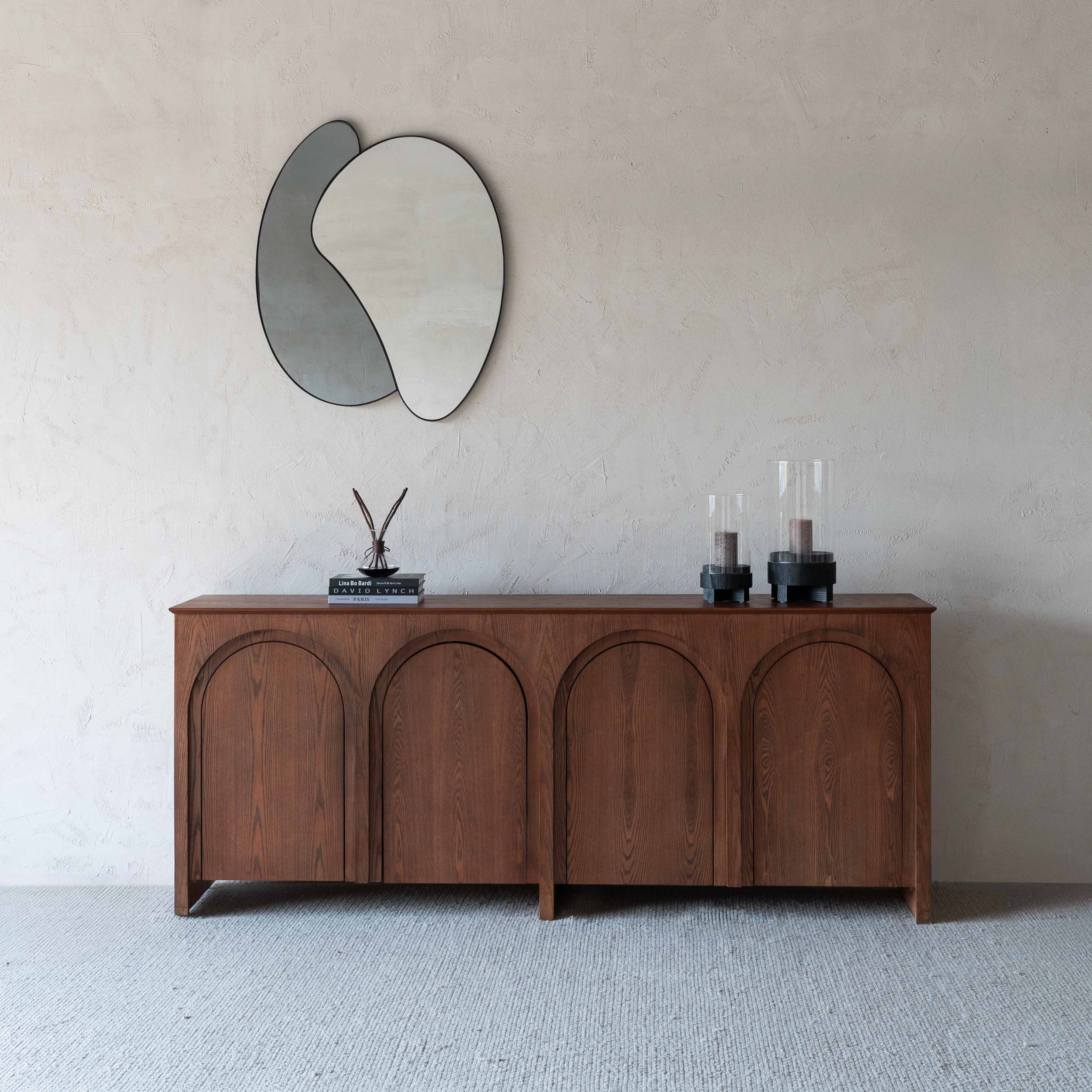 Marcella Solid Wood Arch Sideboard | Buffet Cabinet