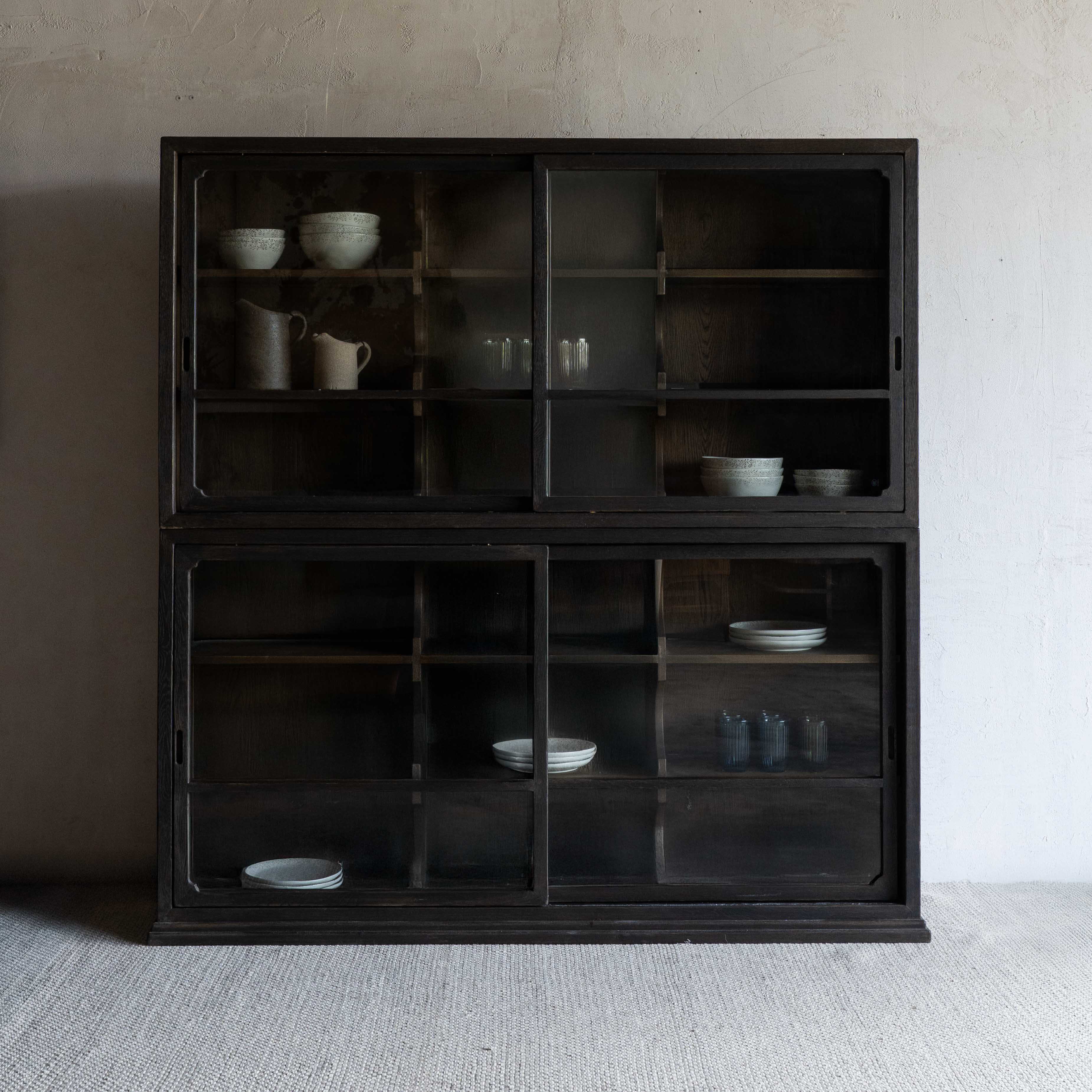 Nova Glass Cabinet & Shelving Unit With LED lights