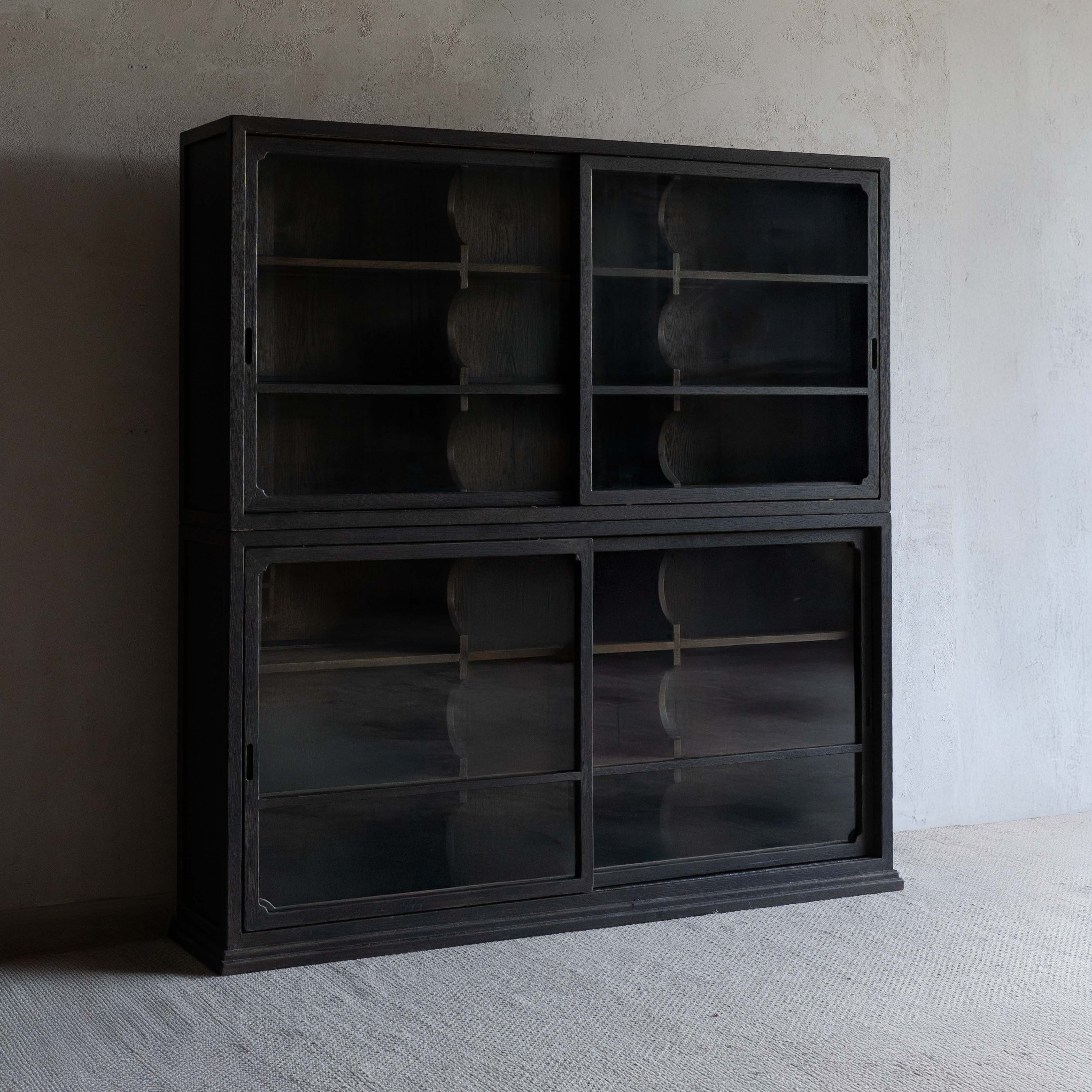 Nova Glass Cabinet & Shelving Unit With LED lights
