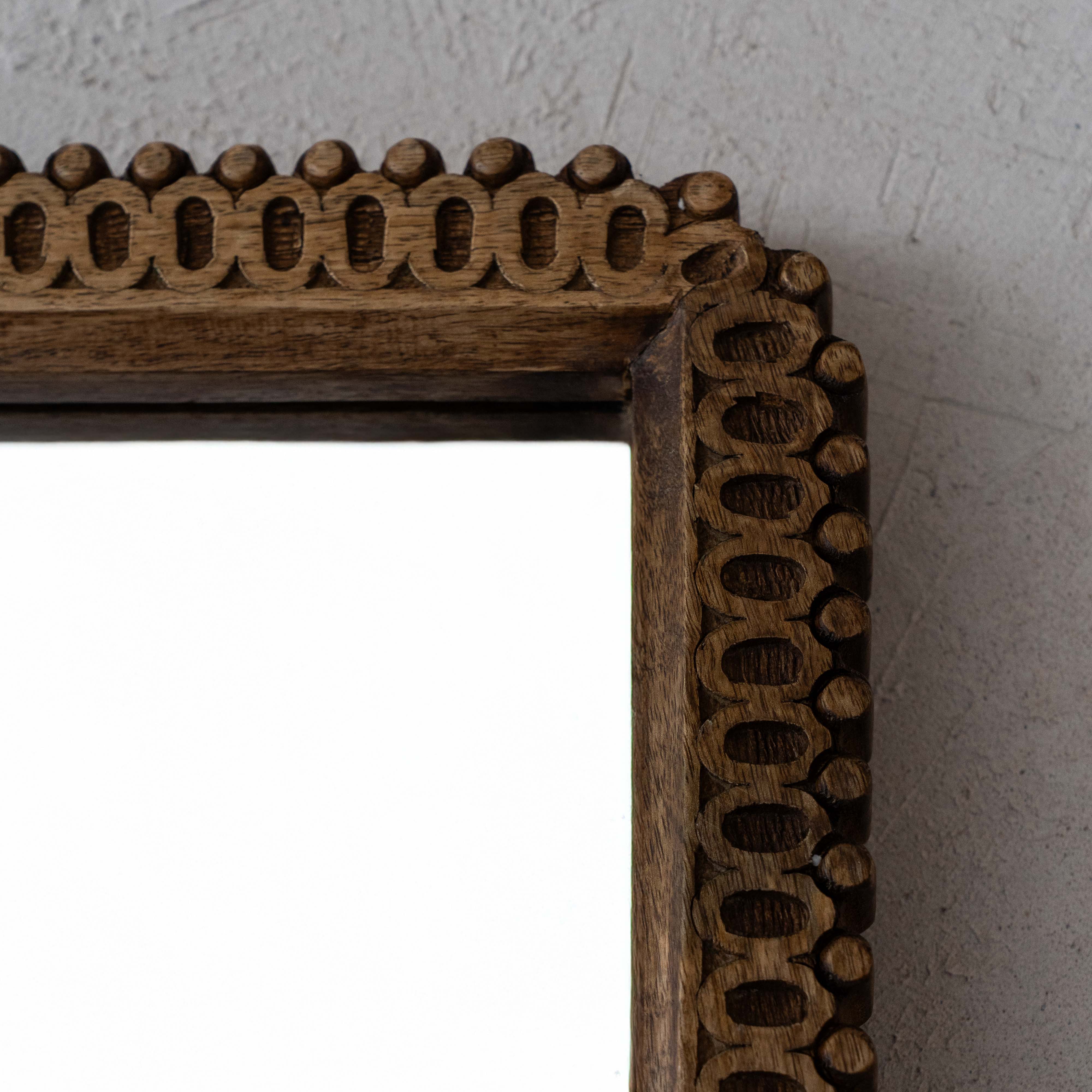 Nymara Natural Wood Full Length Floor Mirror - AA434