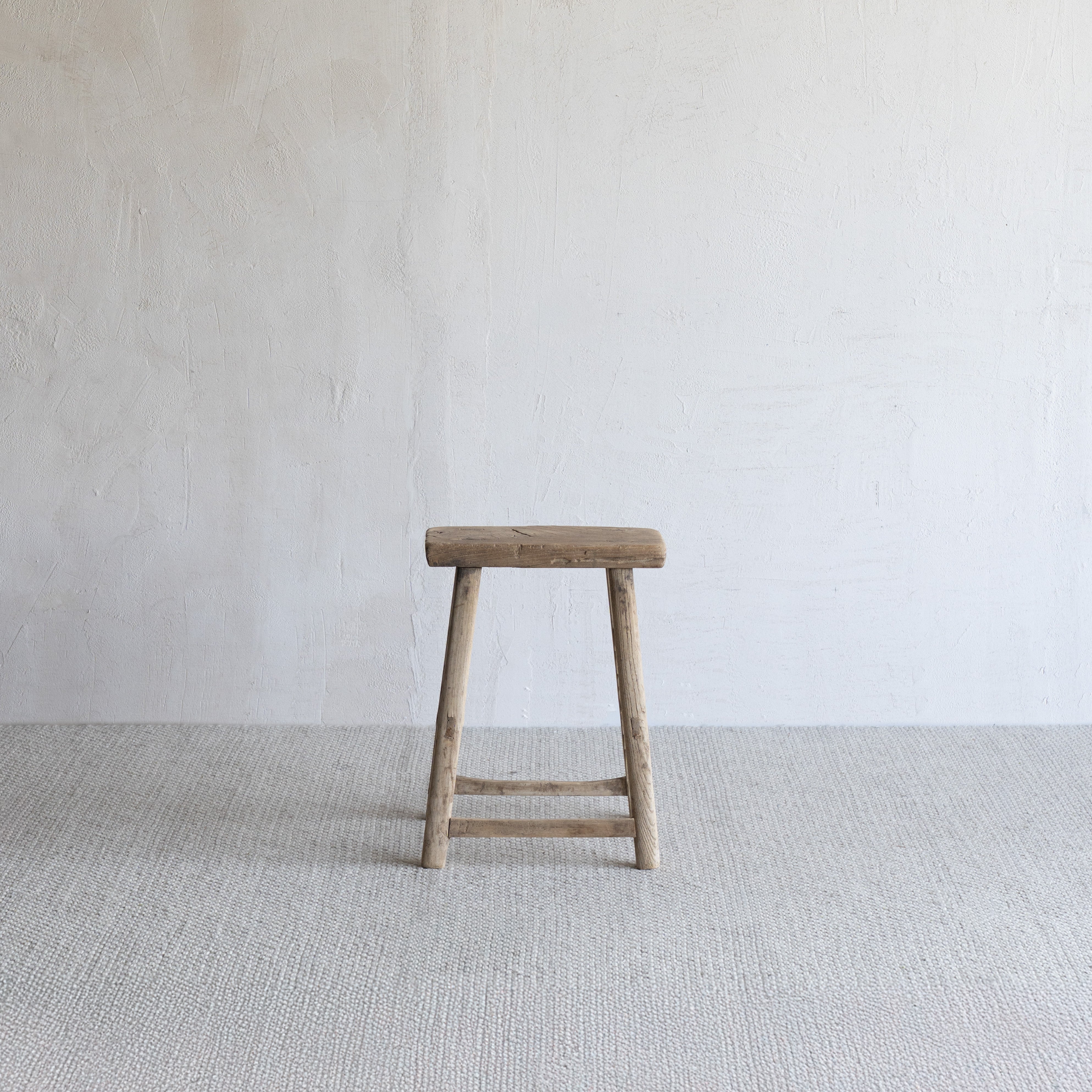 Orlin Elm Wood Stool