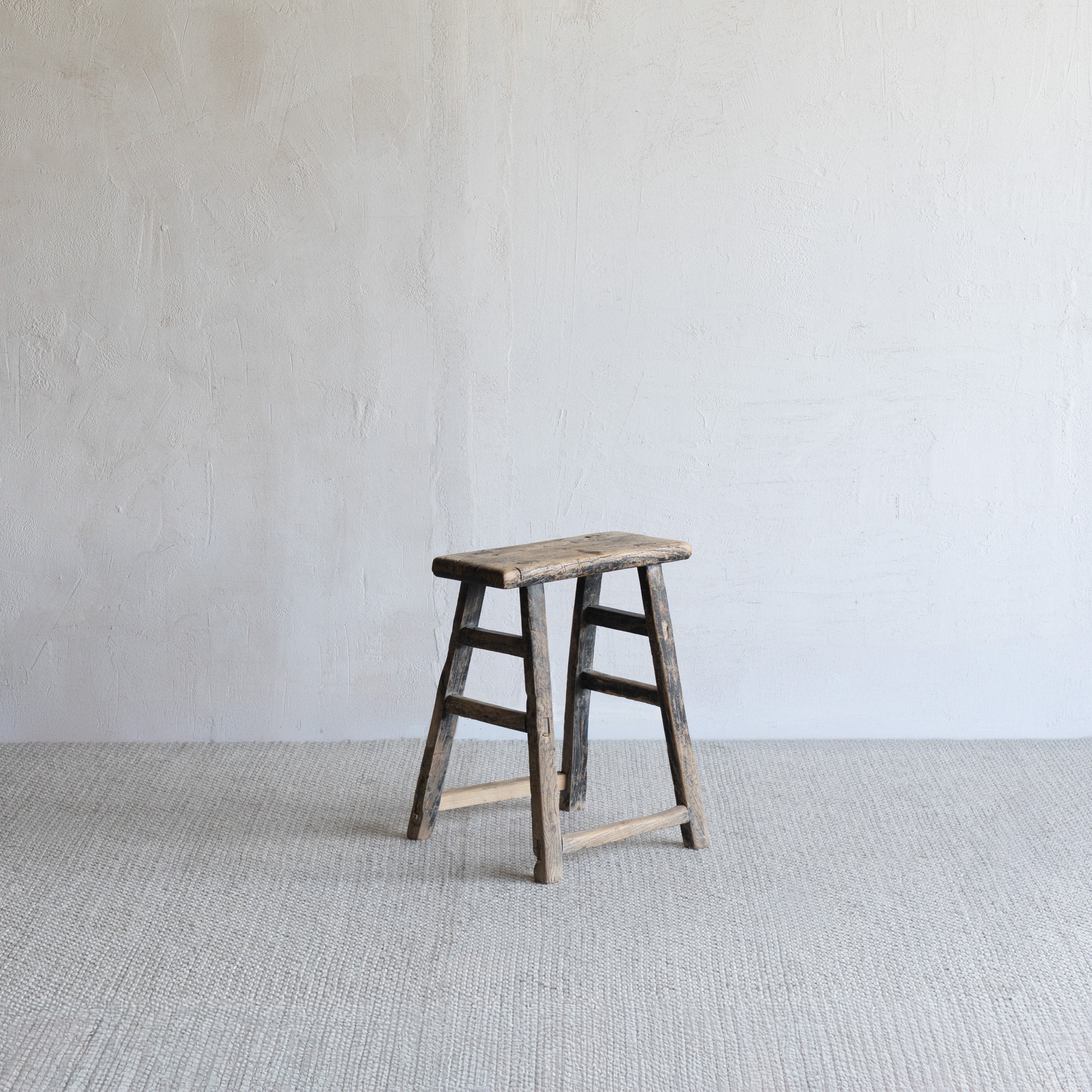 Orlin Elm Wood Stool