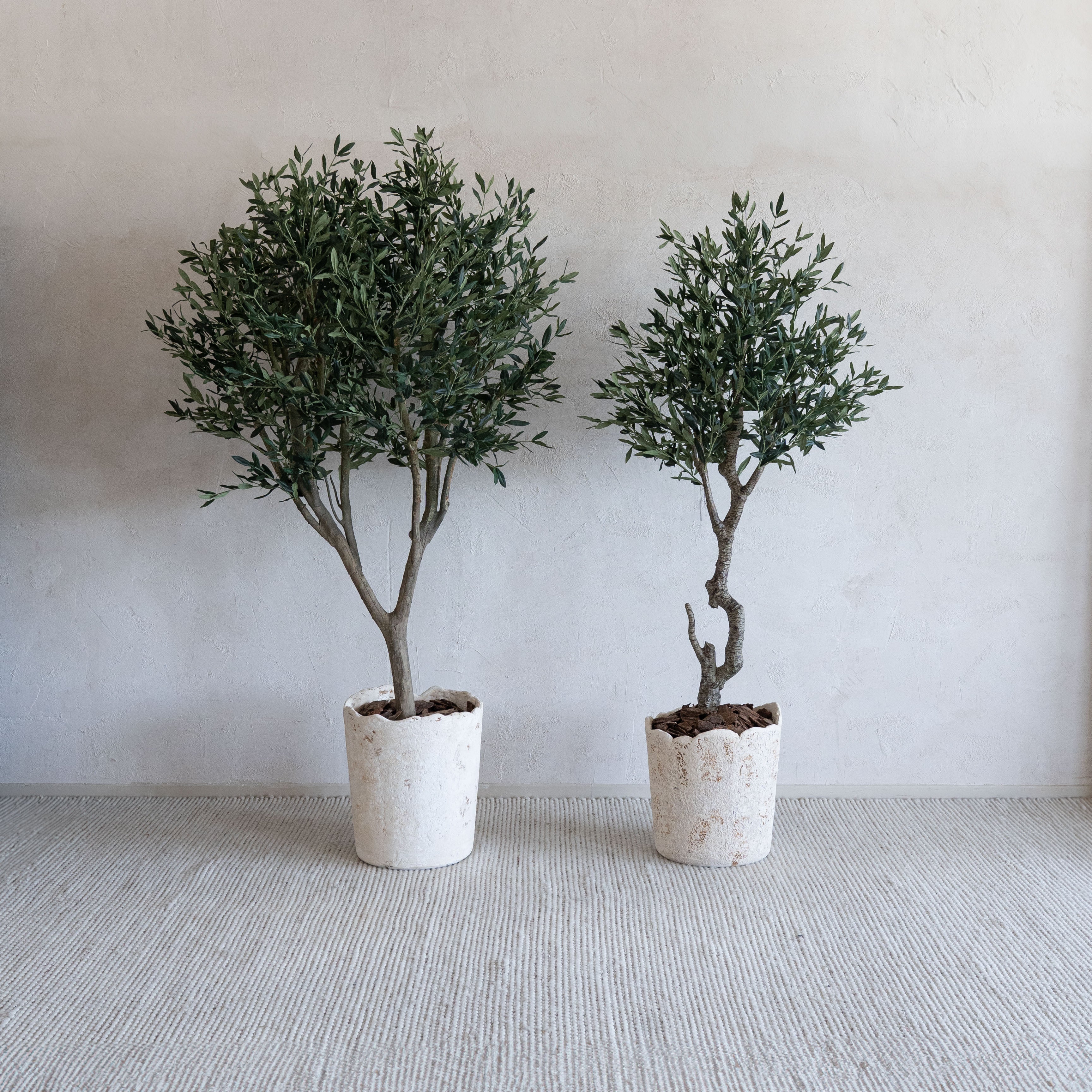 Handmade Decorative Artificial Olive Tree - Small - 681814  - WS Living - UAE - Artificial Tree Wood and steel Furnitures - Dubai