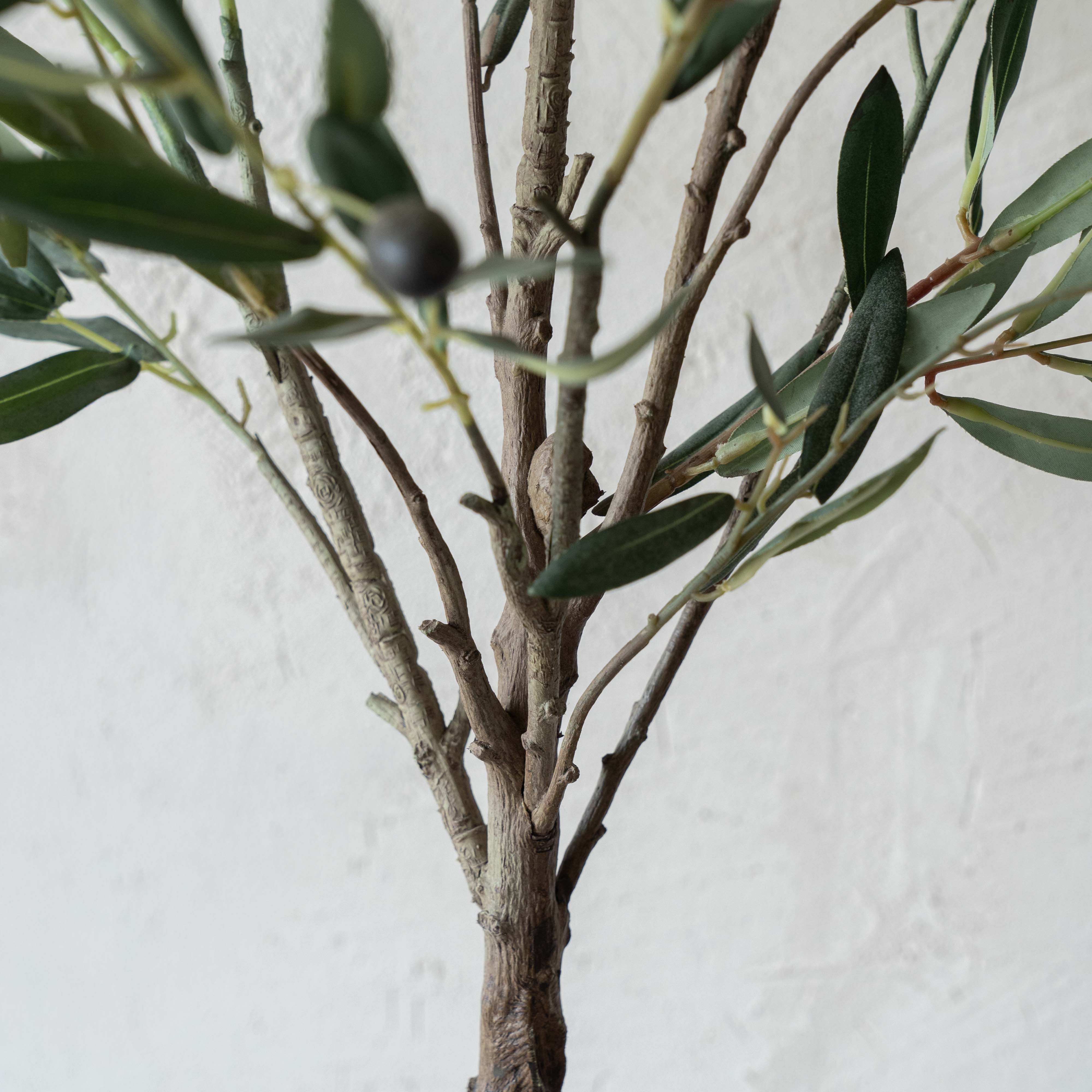 Nature's Embrace Handmade Decorative Artificial Olive Tree - Single