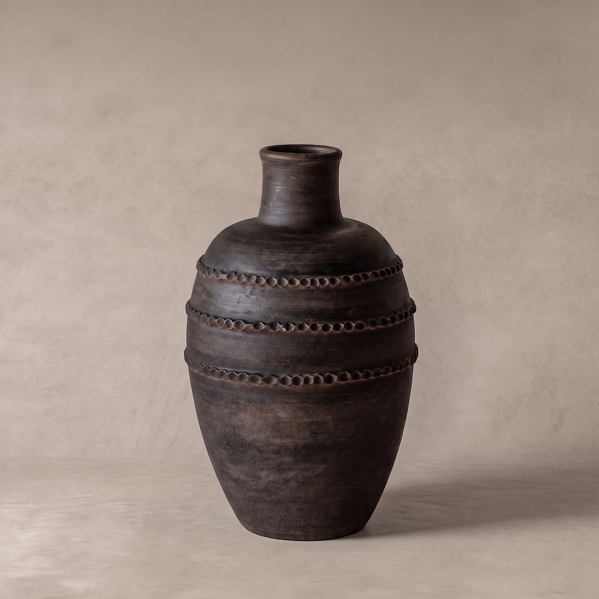 Orana Antique Weathered Terracotta Vessel Pot | Vase