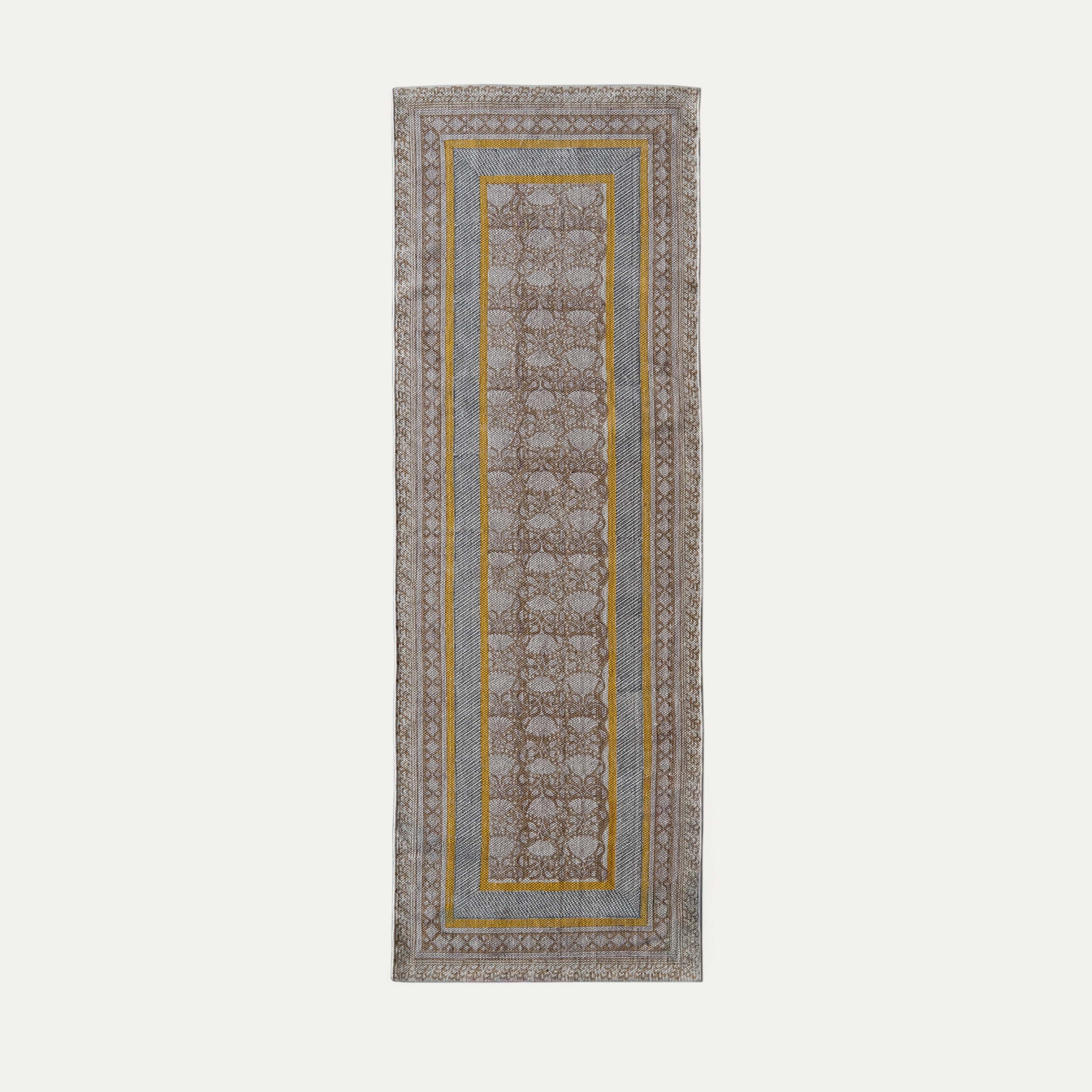 Sarn Vintage Style Printed Runner Rug