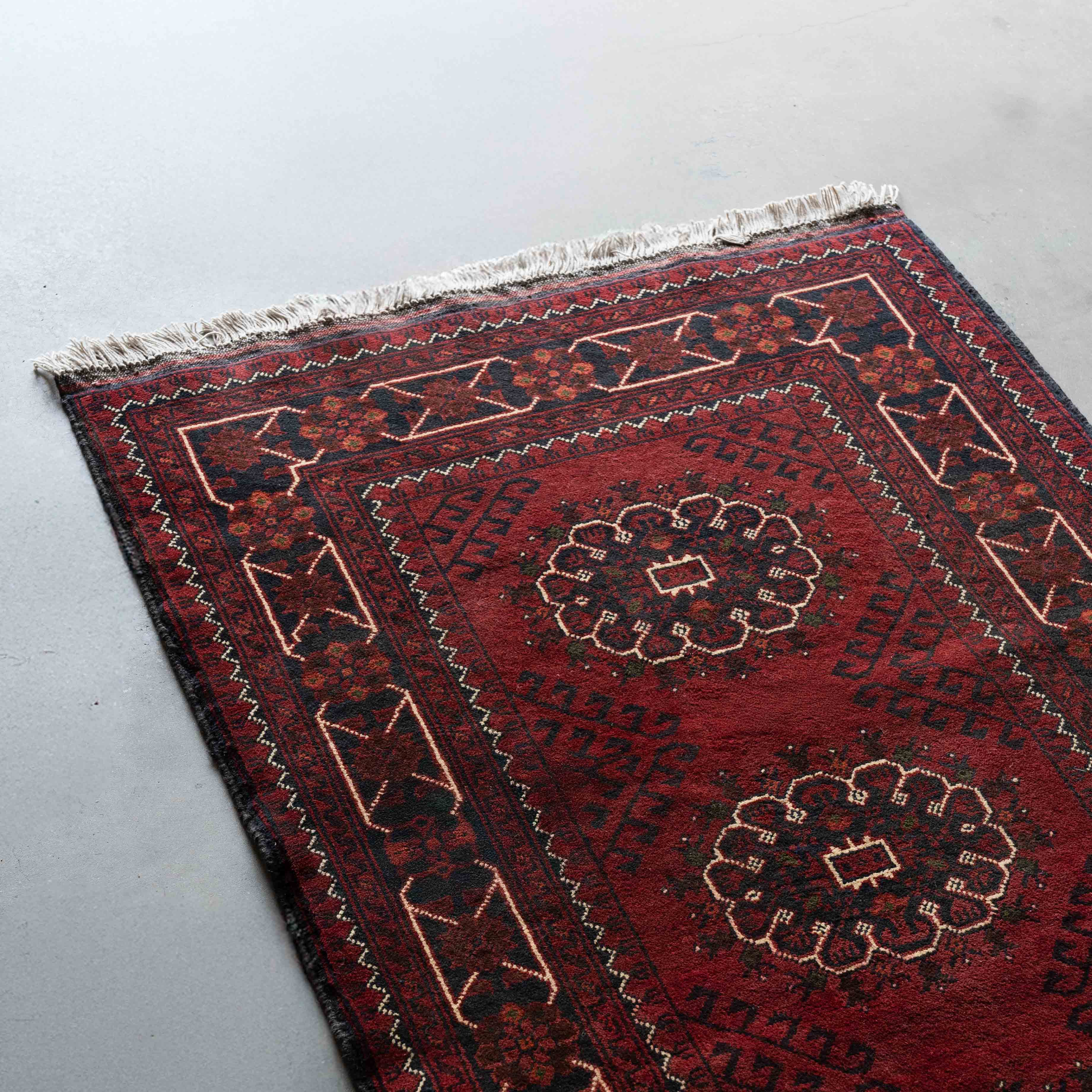 Pashtun Runner Handcrafted Vintage Wool Afghan Rug - Rug - WS Living Furniture Home Furniture Stores in Dubai