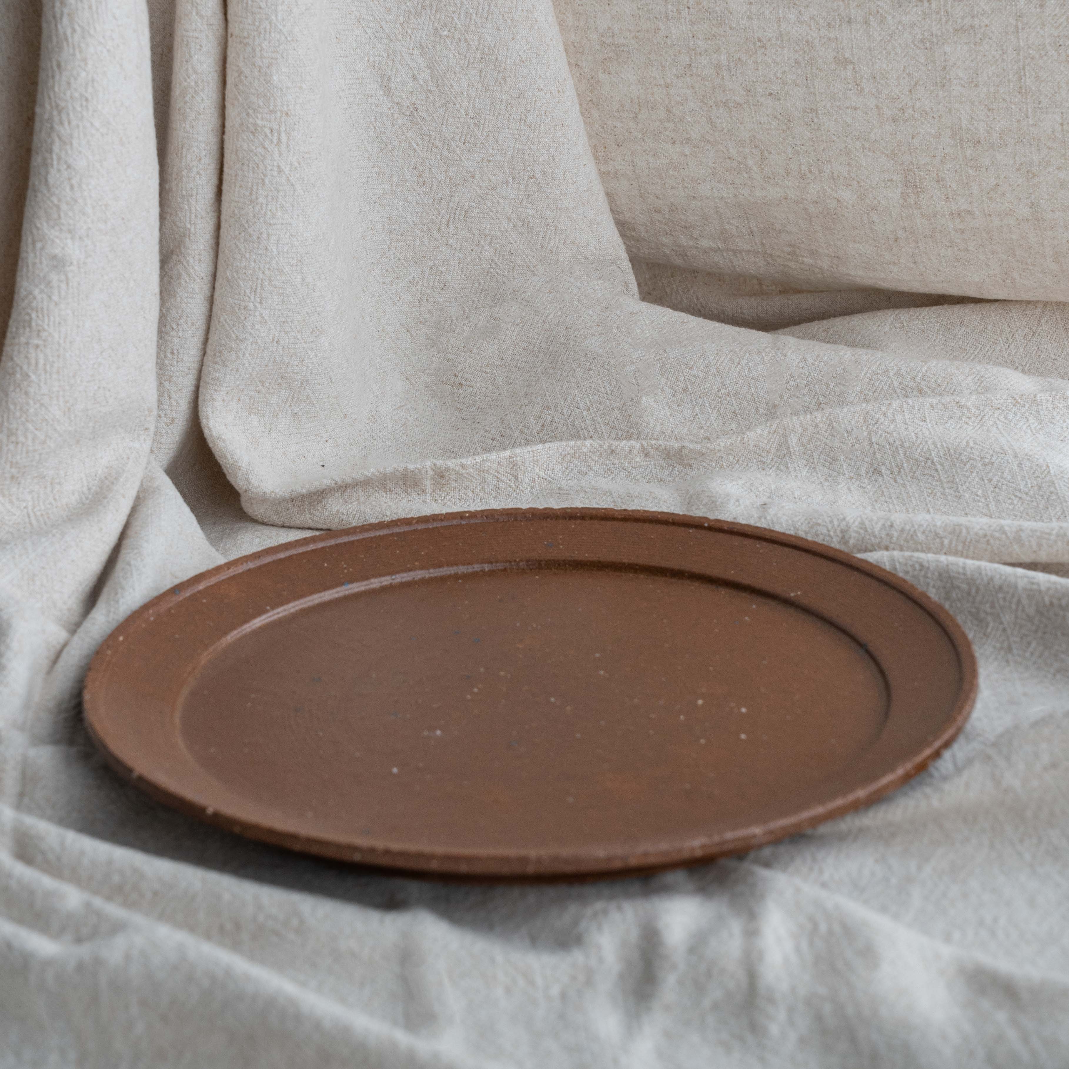 Claycore Red Orange Terracotta Dinner Set for 1