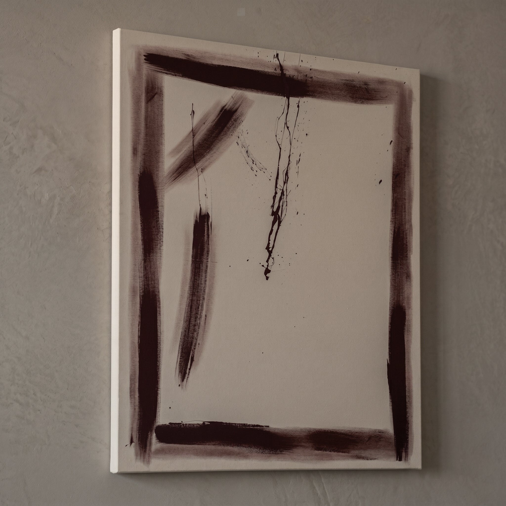 Framed Stillness Handmade Wall Art Painting