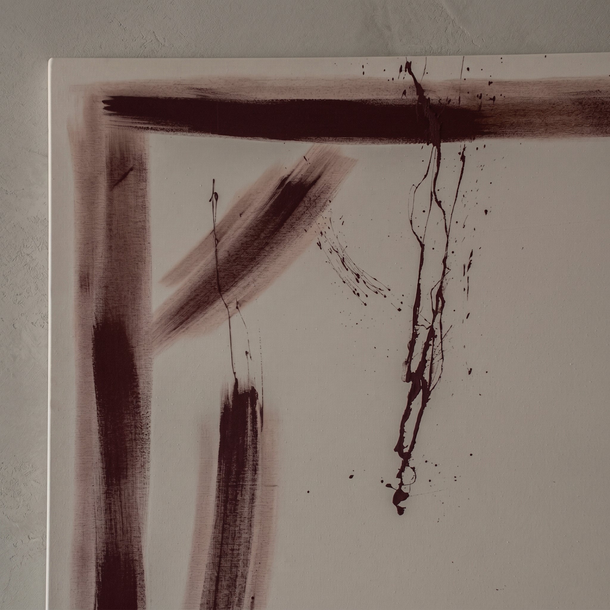 Framed Stillness Handmade Wall Art Painting