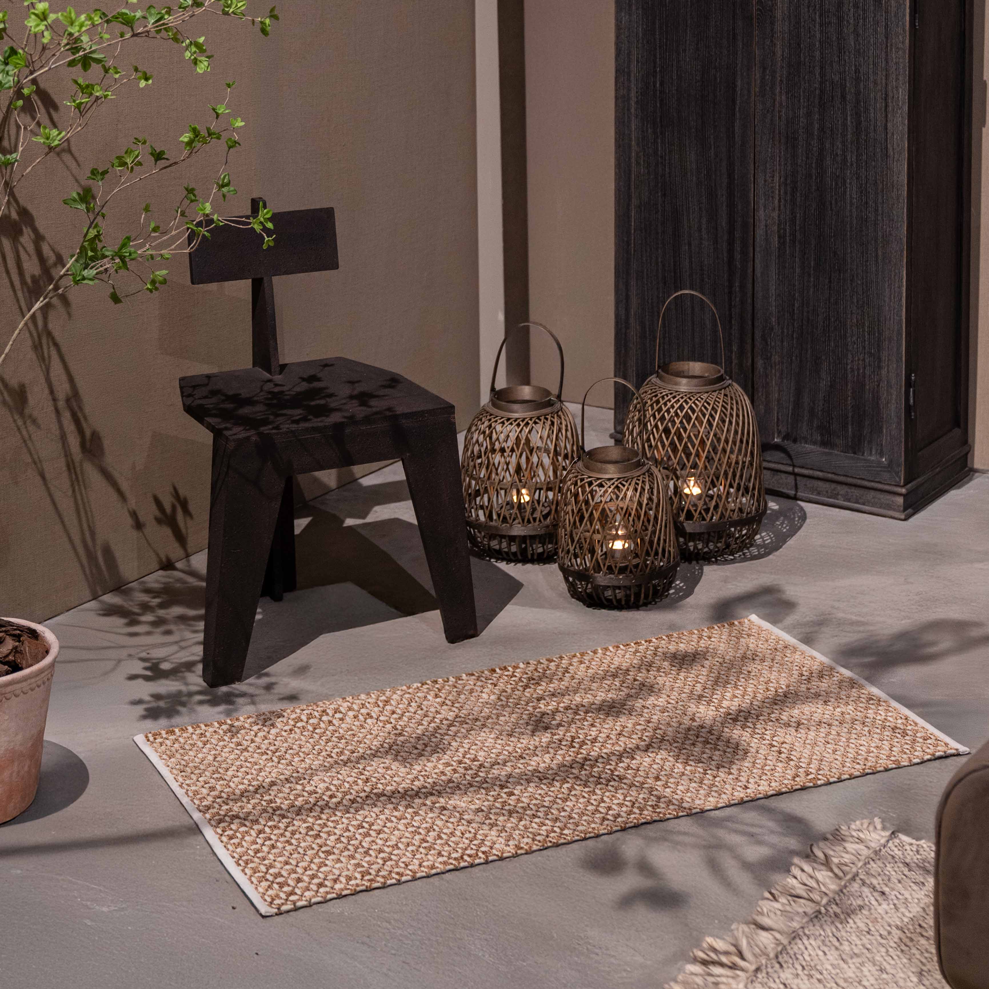 Sidra Luxe Light Terracotta Premium Luxury Prayer Mat - Rugs - WS Living Furniture Home Furniture Stores in Dubai