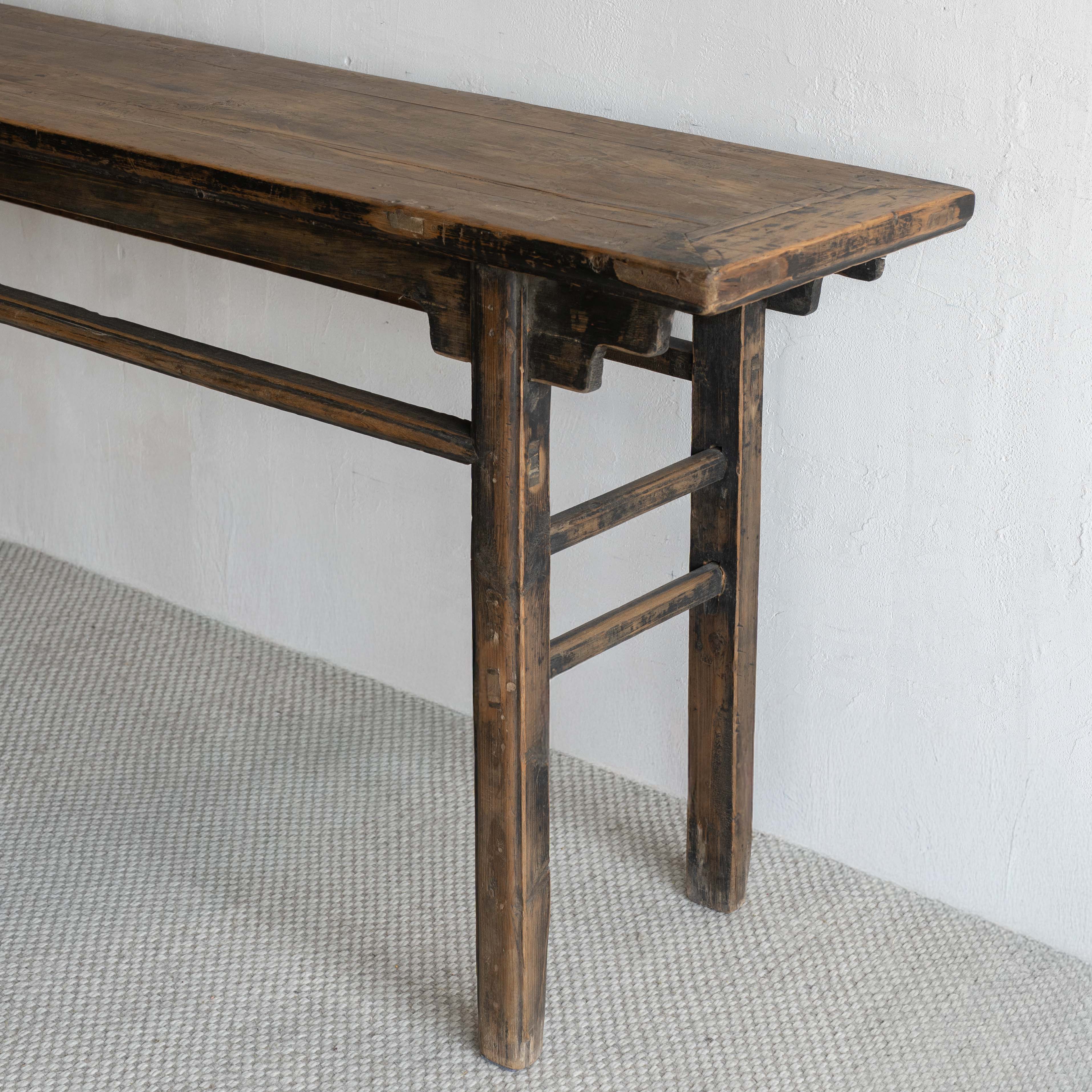 Qiandong Real Antique Wooden Console Table