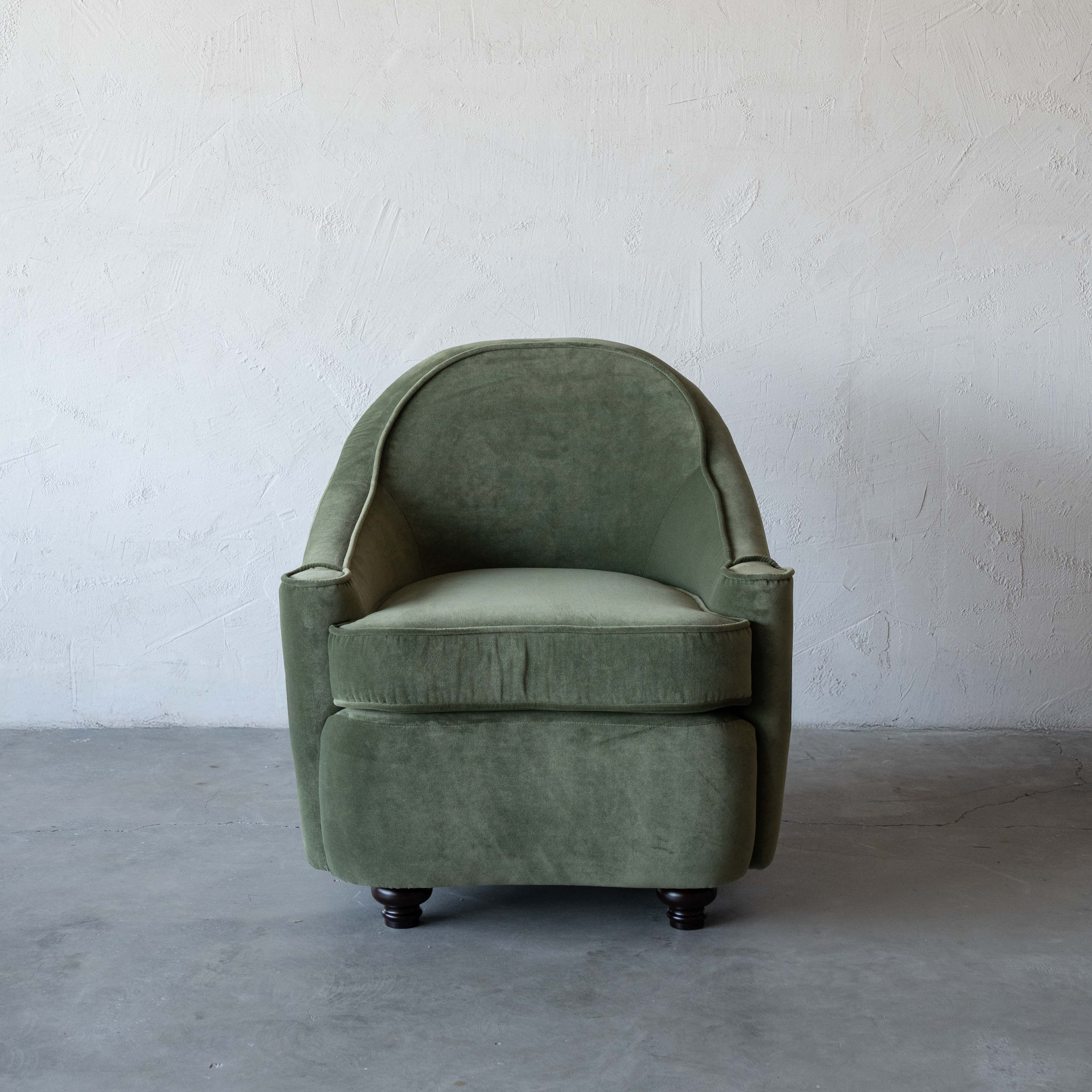 Royale Modern Cozy Lounge Chair - GREEN