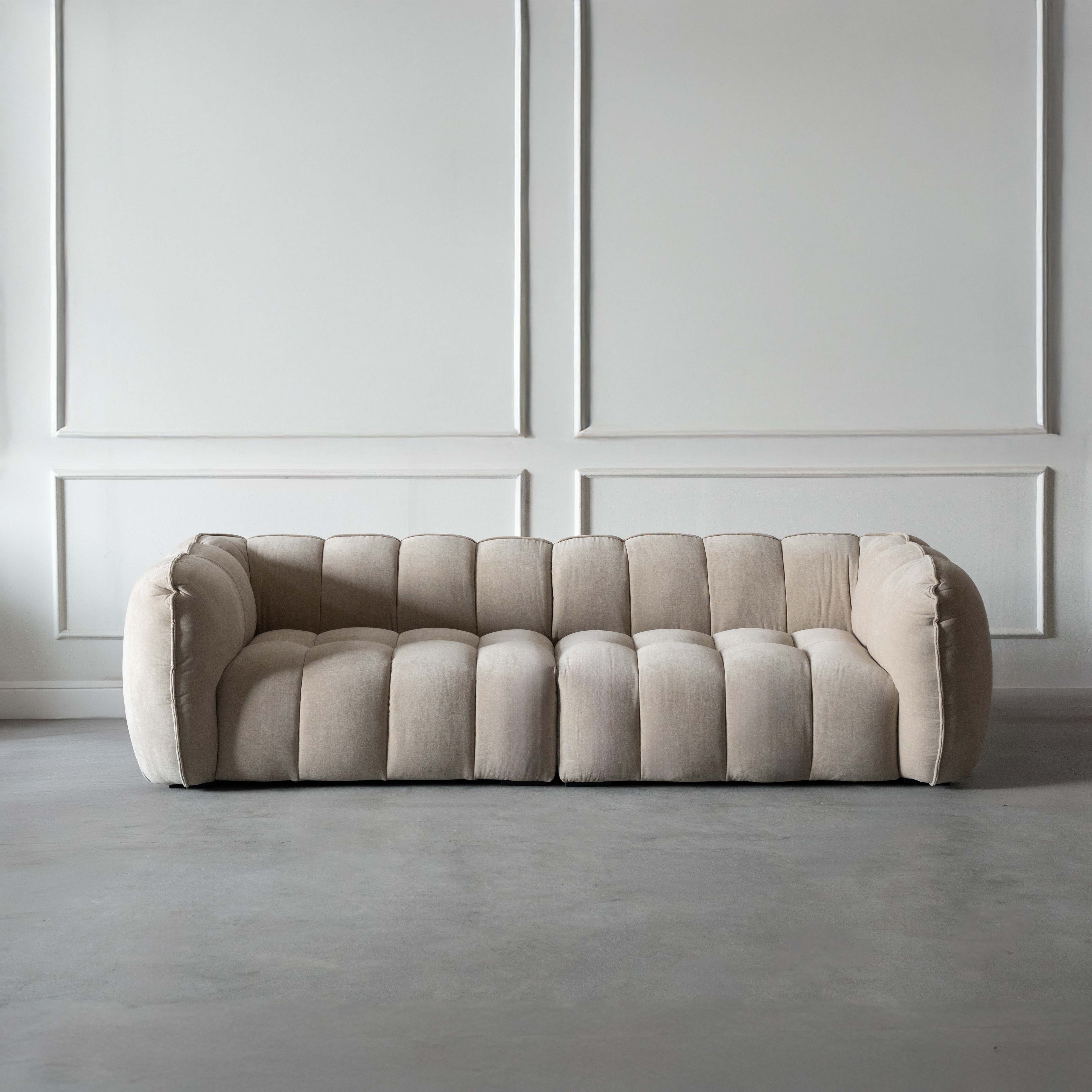 Selric Modern Curve 3 Seater Sofa - Sofas - WS Living Furniture  Furniture Store in Dubai