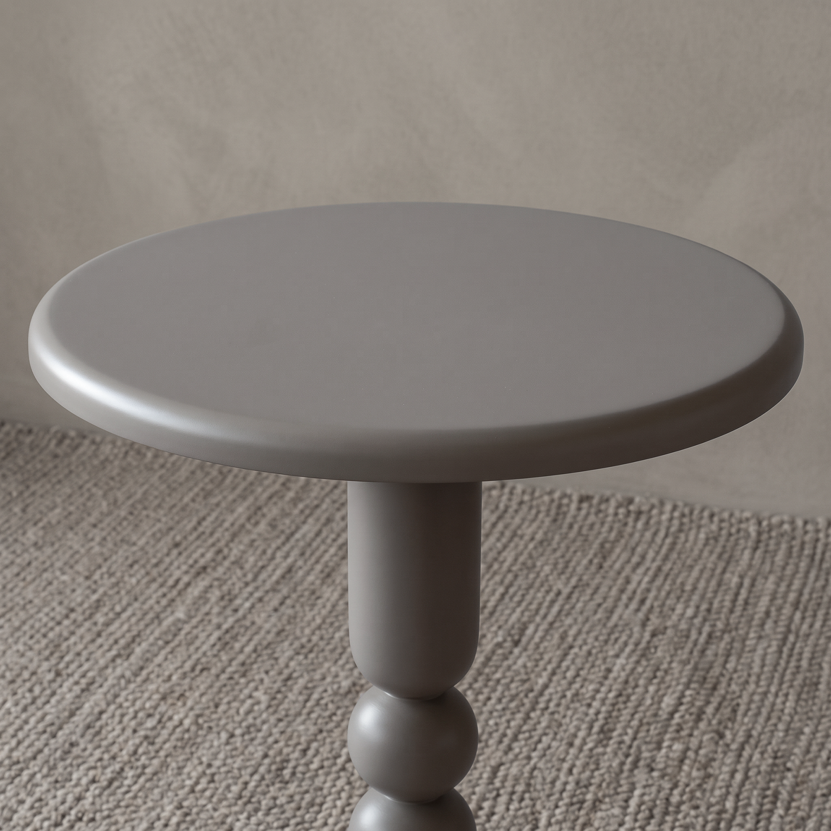 Orlena Sculptural Side Table - Earth Grey